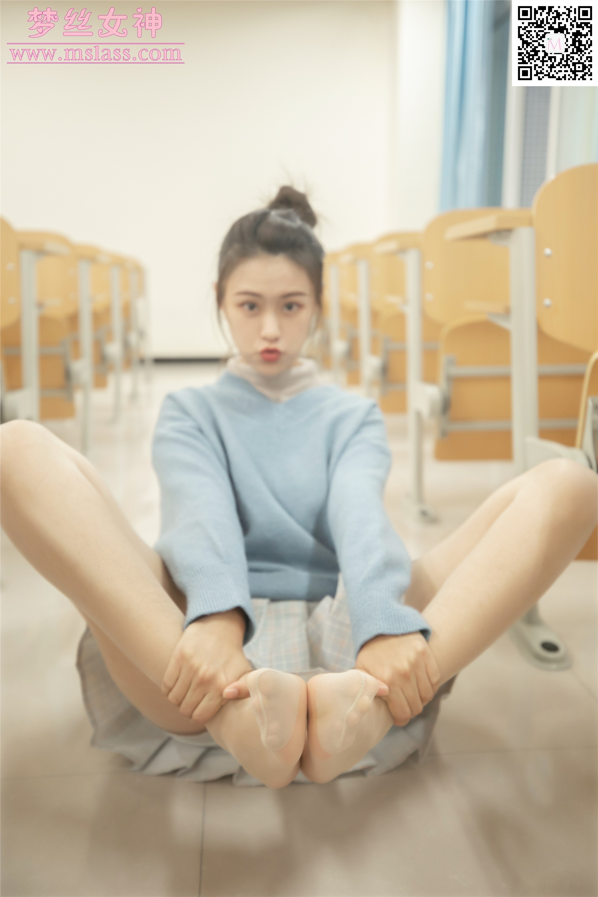 MSLASS梦丝女神 2019-12-26 Vol.085 林可儿 学院风女神