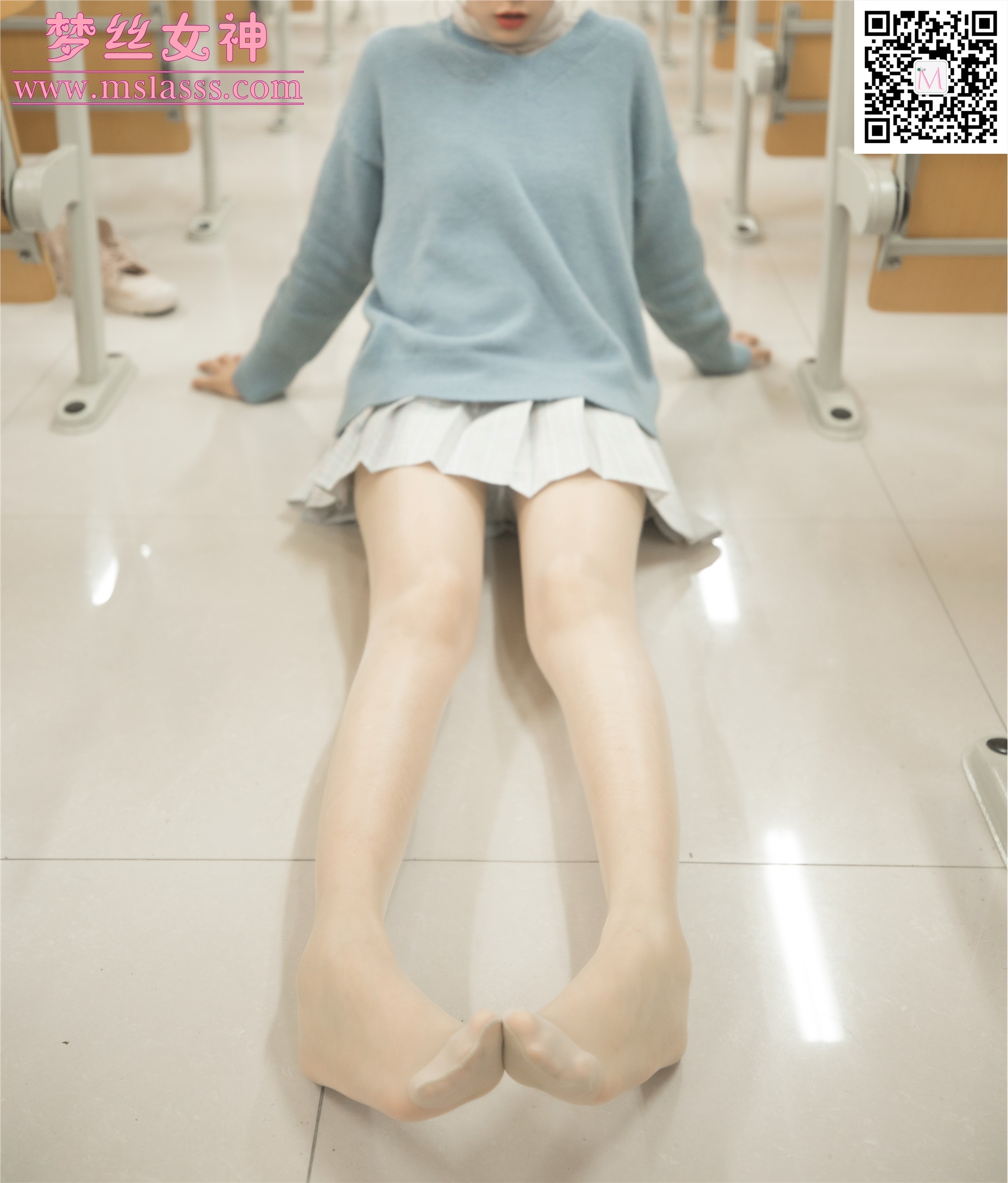 MSLASS梦丝女神 2019-12-26 Vol.085 林可儿 学院风女神