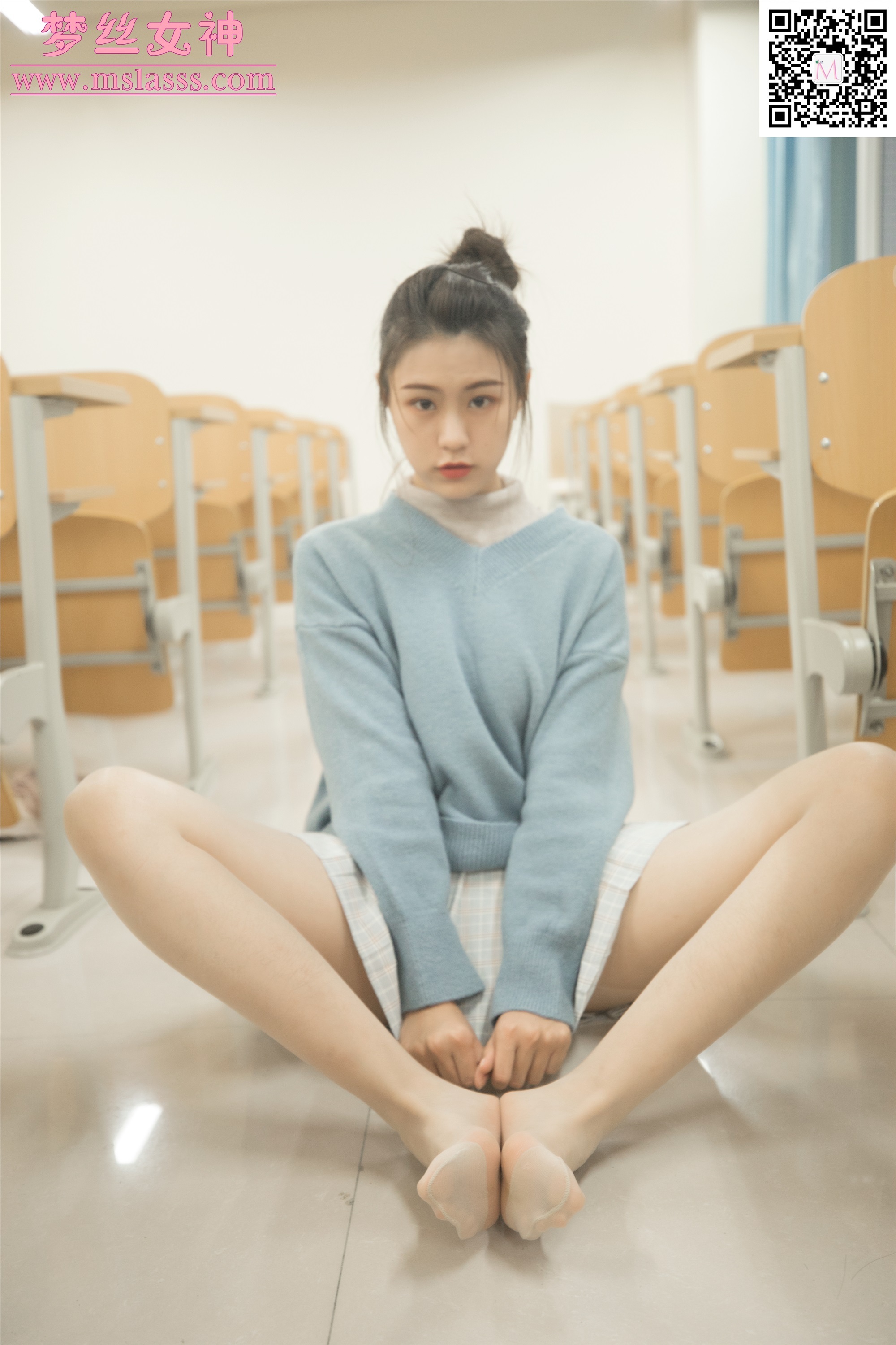 MSLASS梦丝女神 2019-12-26 Vol.085 林可儿 学院风女神