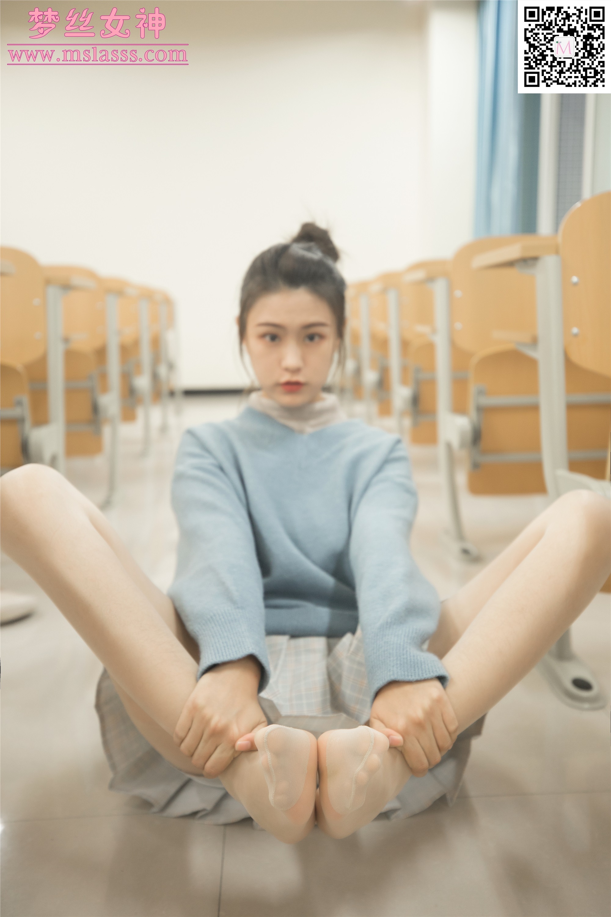 MSLASS梦丝女神 2019-12-26 Vol.085 林可儿 学院风女神