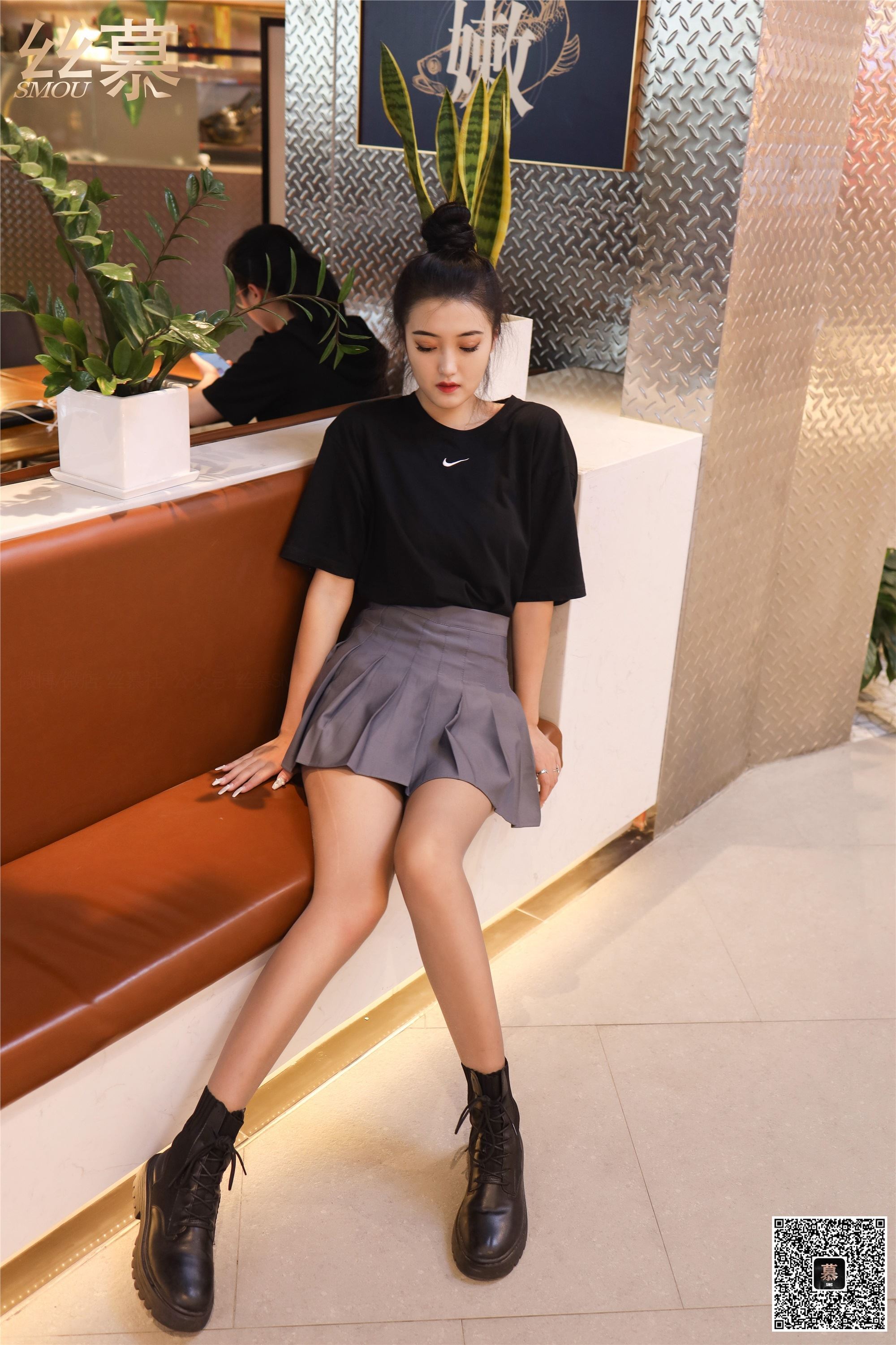 丝慕写真 SM332 紫宁《靴控体验》