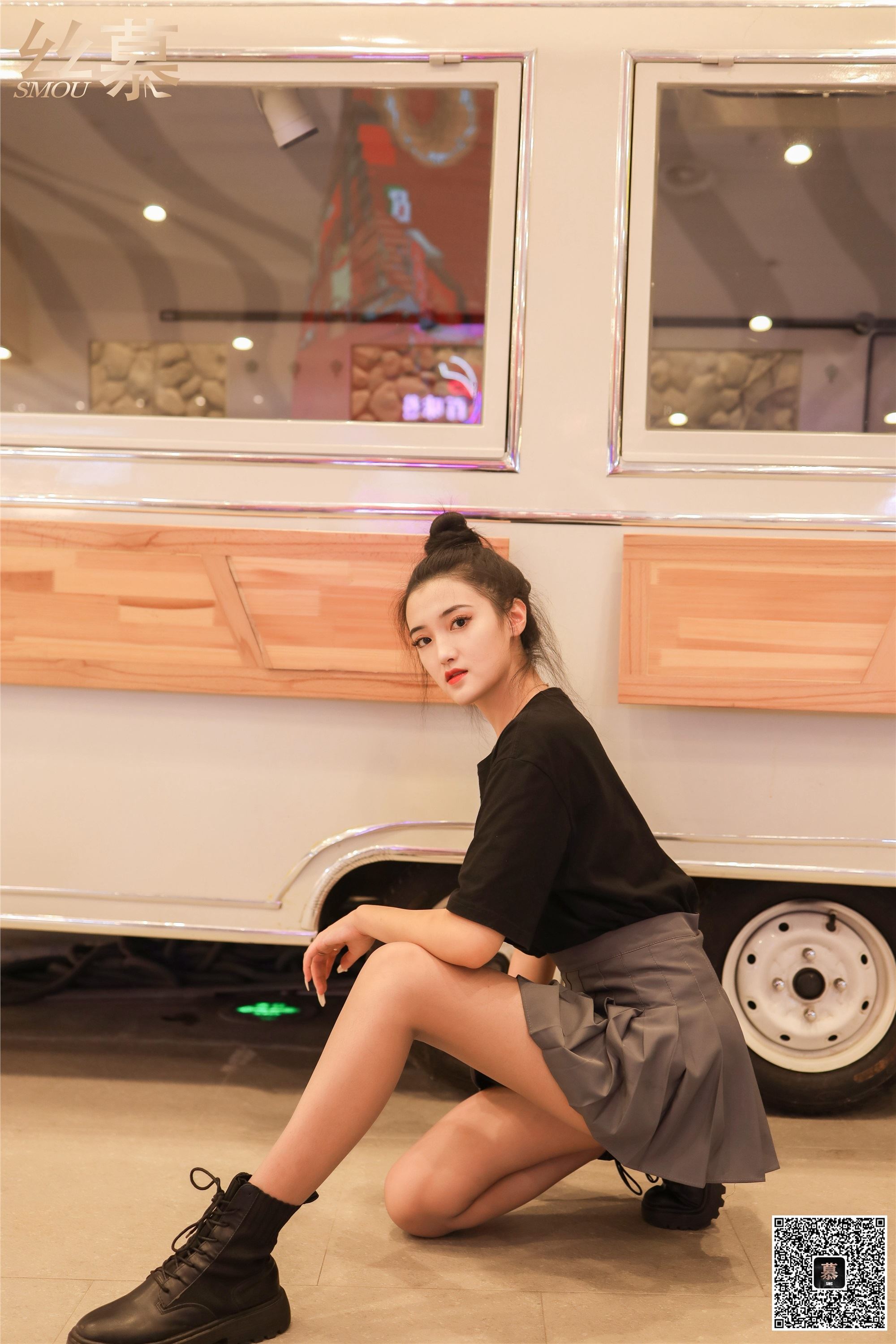 丝慕写真 SM332 紫宁《靴控体验》