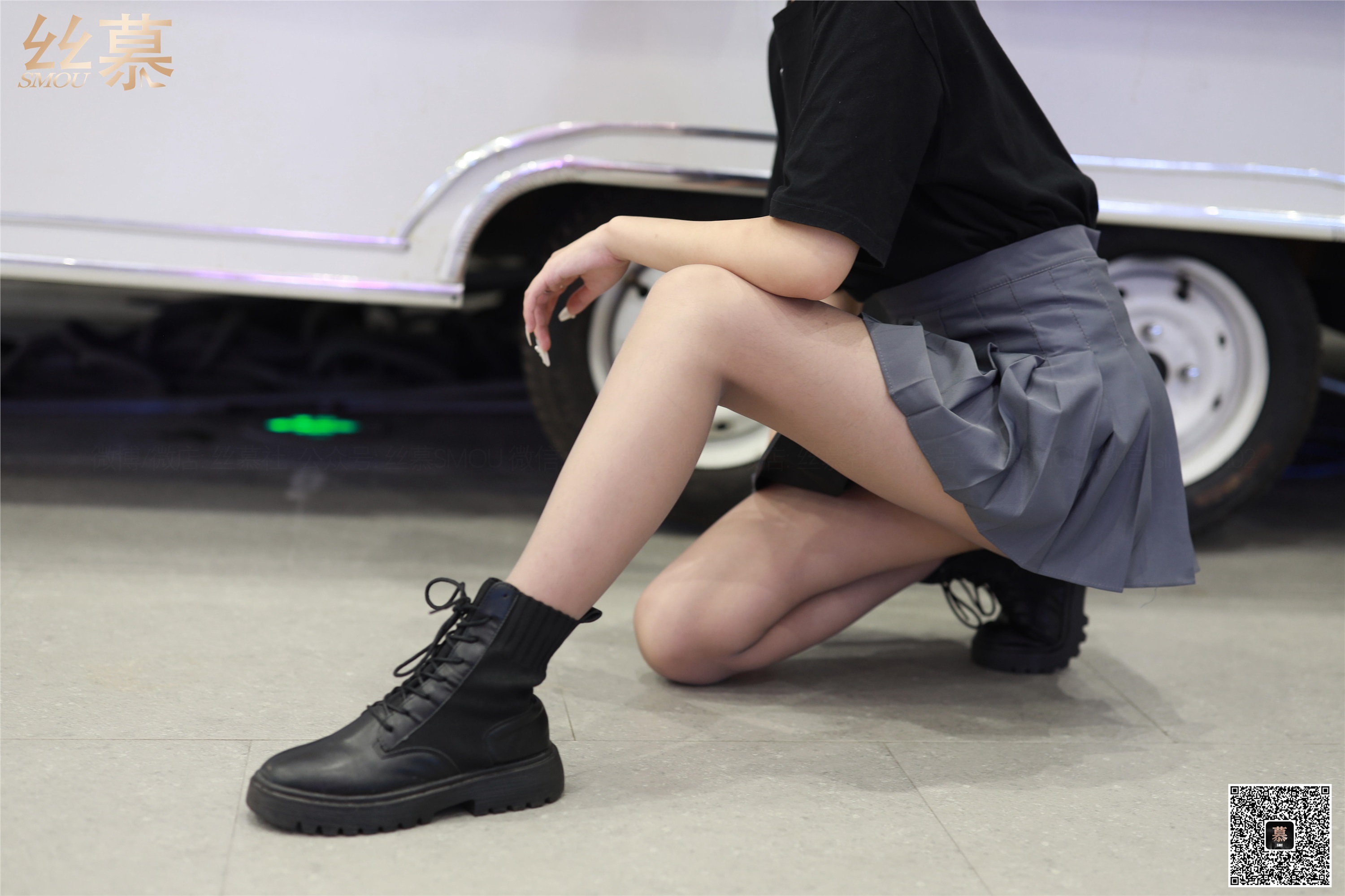 丝慕写真 SM332 紫宁《靴控体验》
