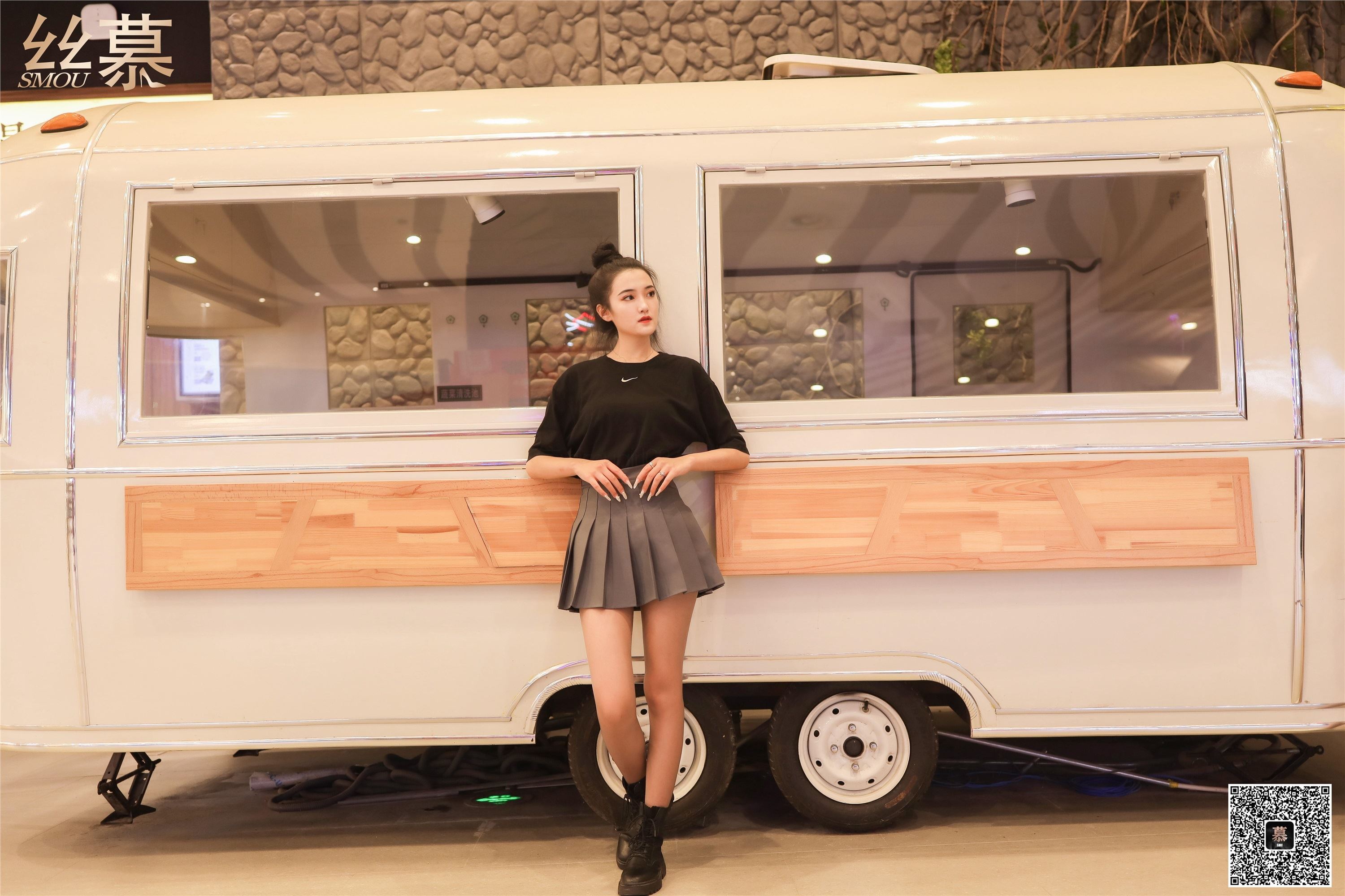 丝慕写真 SM332 紫宁《靴控体验》