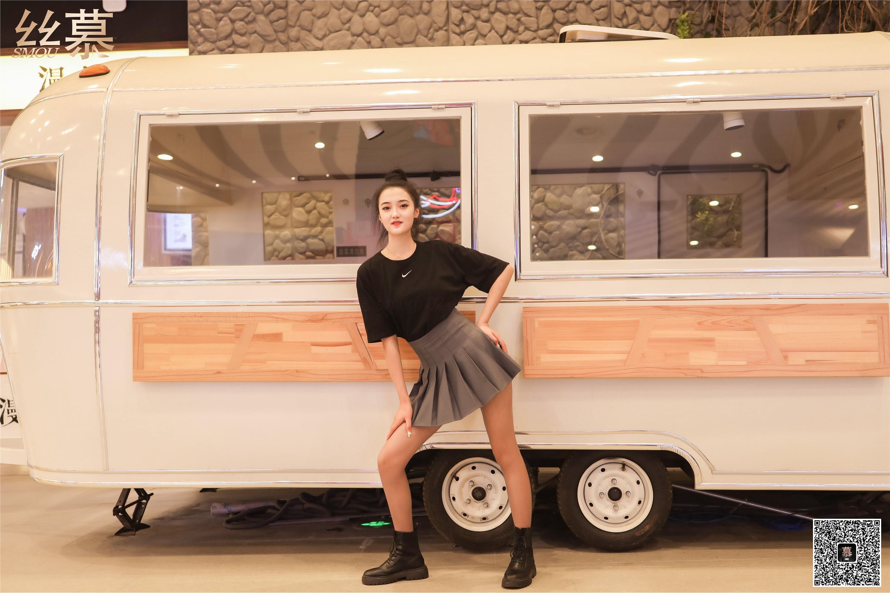 丝慕写真 SM332 紫宁《靴控体验》