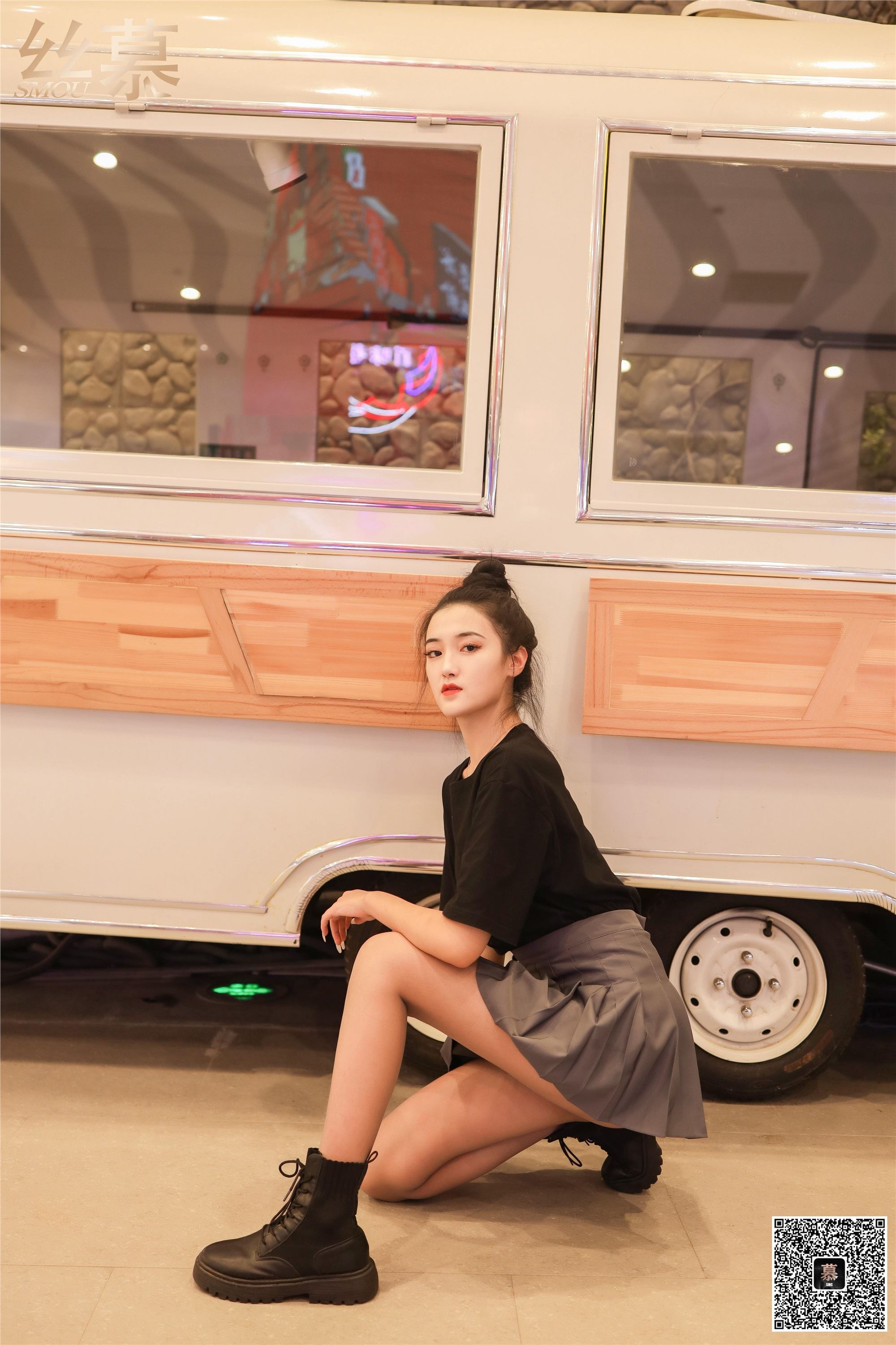 丝慕写真 SM332 紫宁《靴控体验》