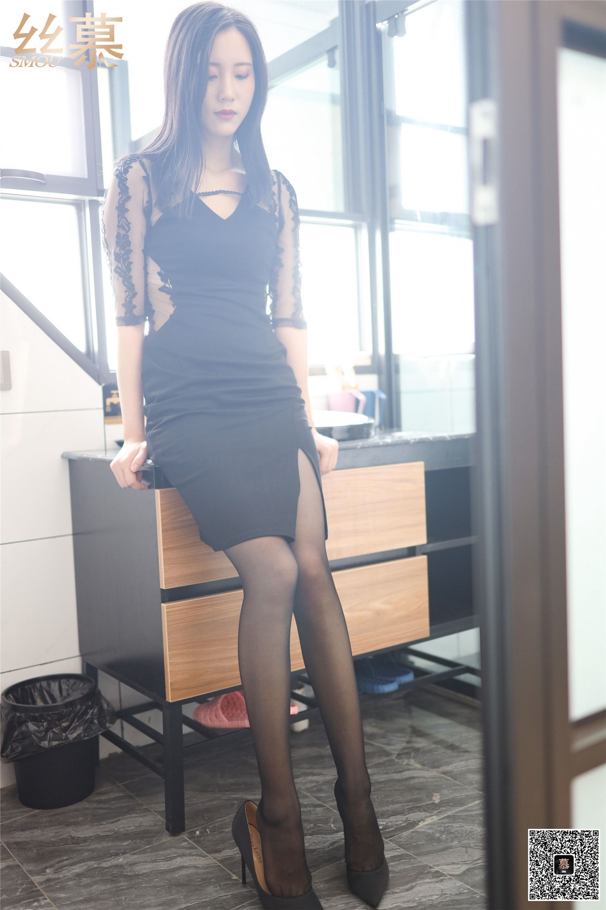 丝慕写真 SM333 紫宁《赖床给你看》