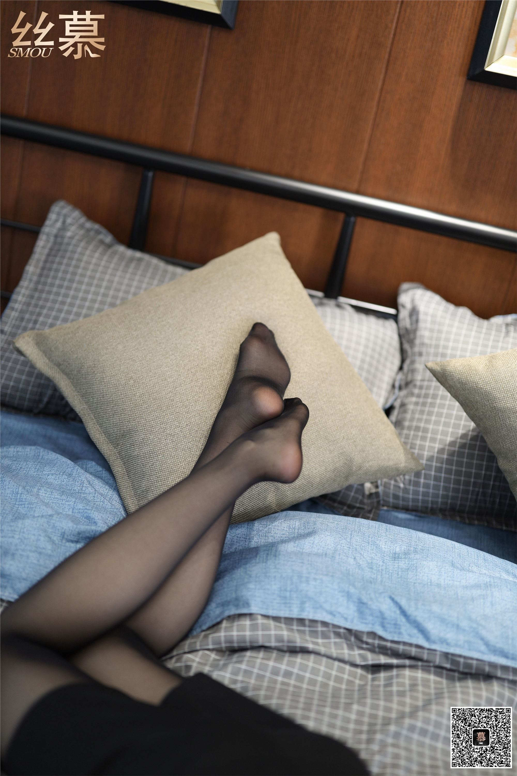 丝慕写真 SM333 紫宁《赖床给你看》