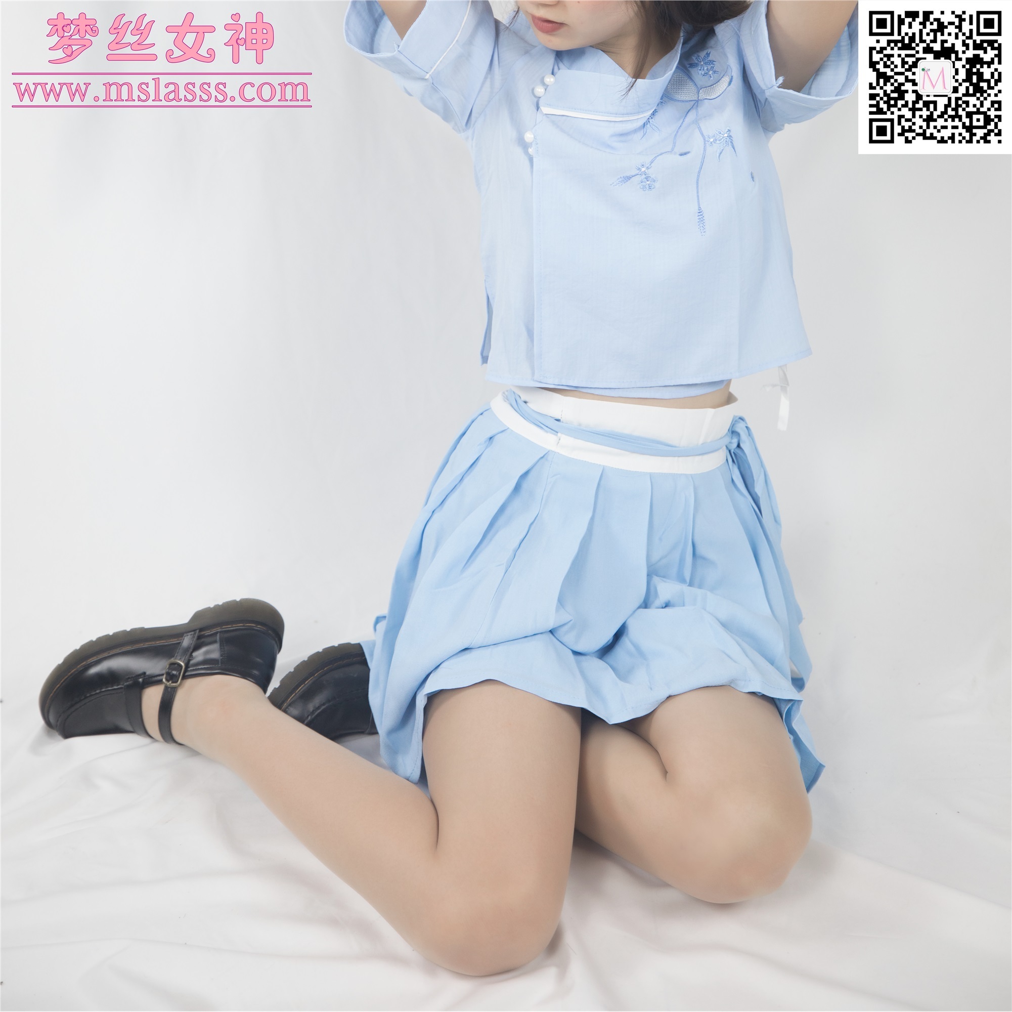 MSLASS梦丝女神 2020-01-01 Vol.086 玥玥 蓝色仙女古装