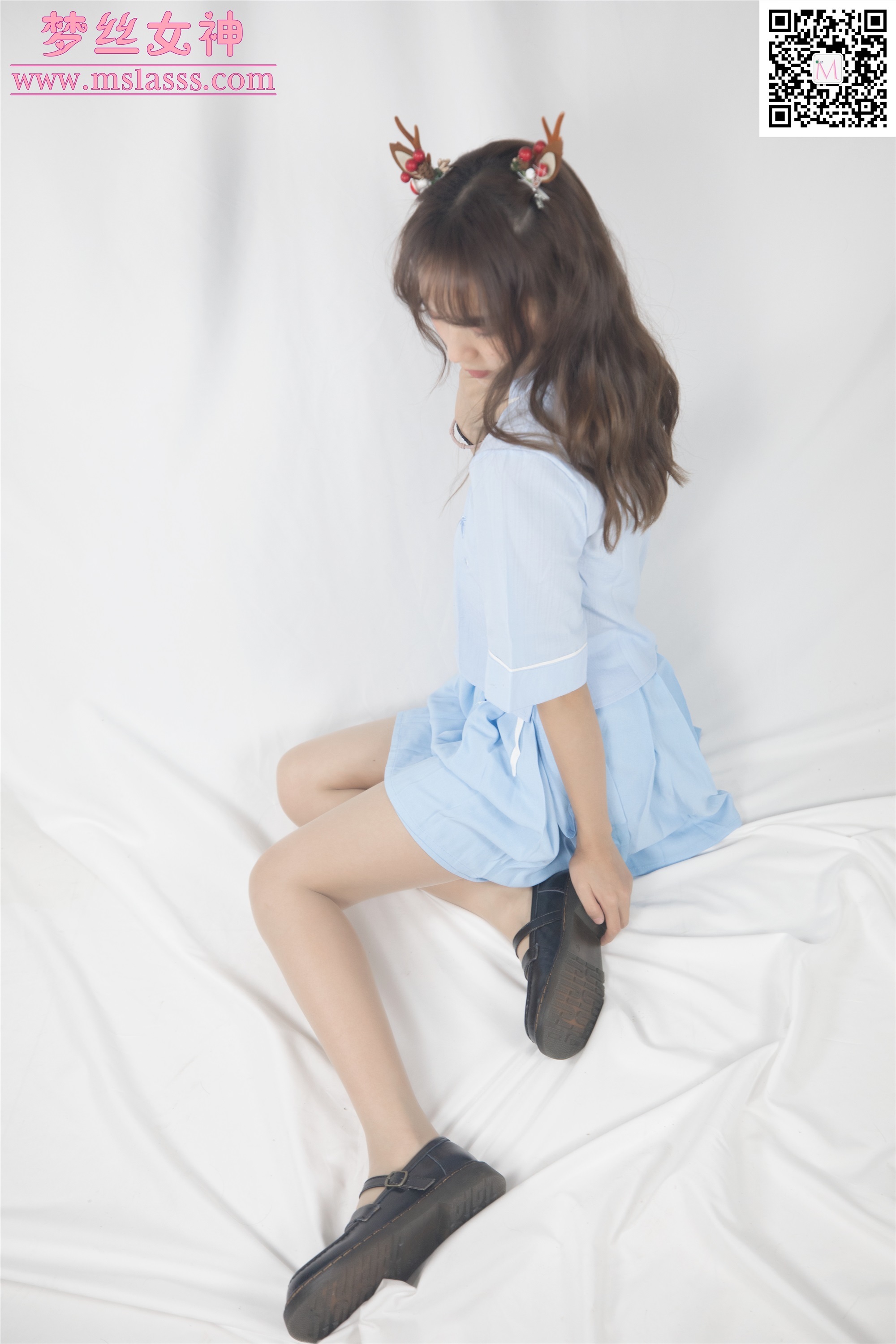 MSLASS梦丝女神 2020-01-01 Vol.086 玥玥 蓝色仙女古装