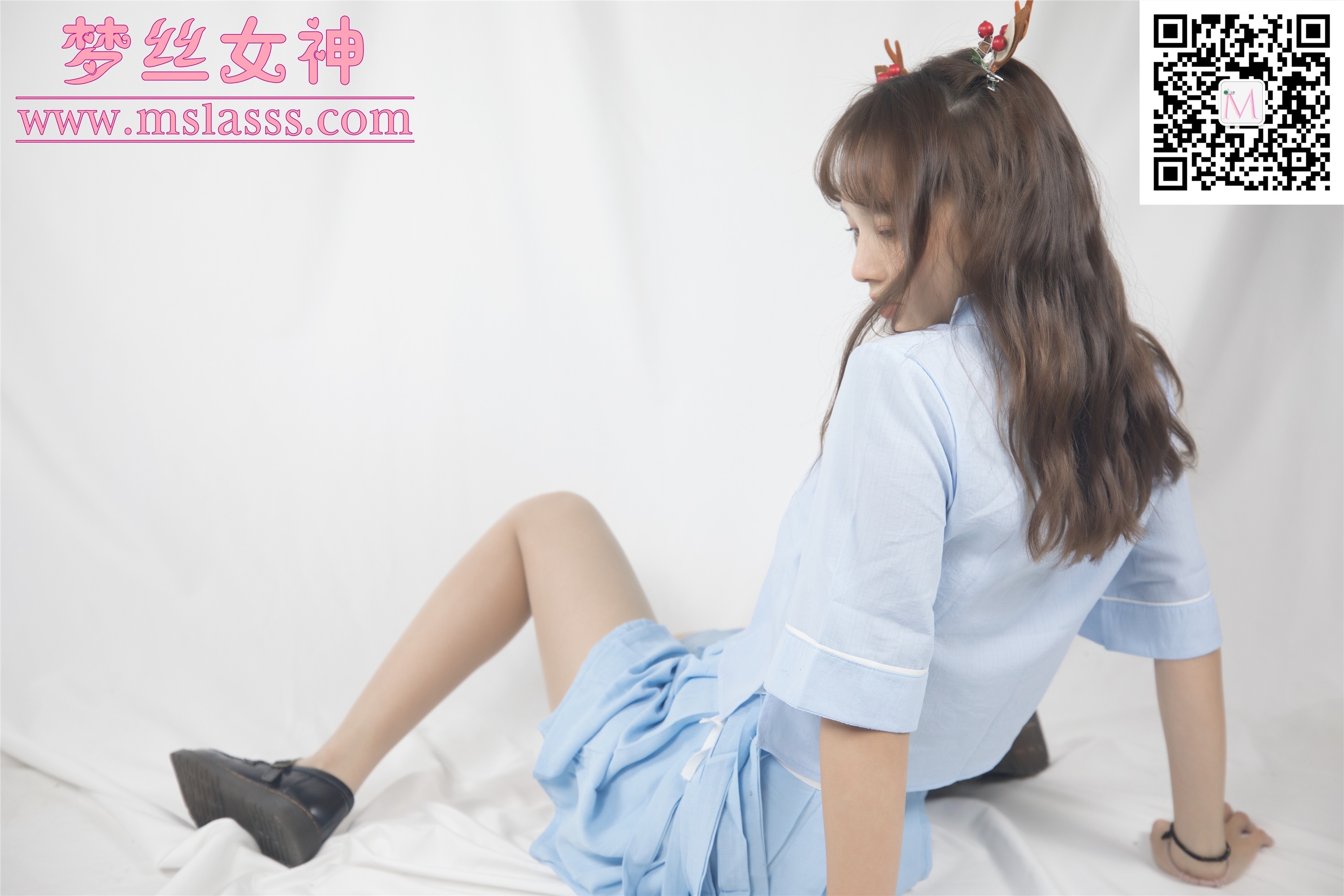 MSLASS梦丝女神 2020-01-01 Vol.086 玥玥 蓝色仙女古装