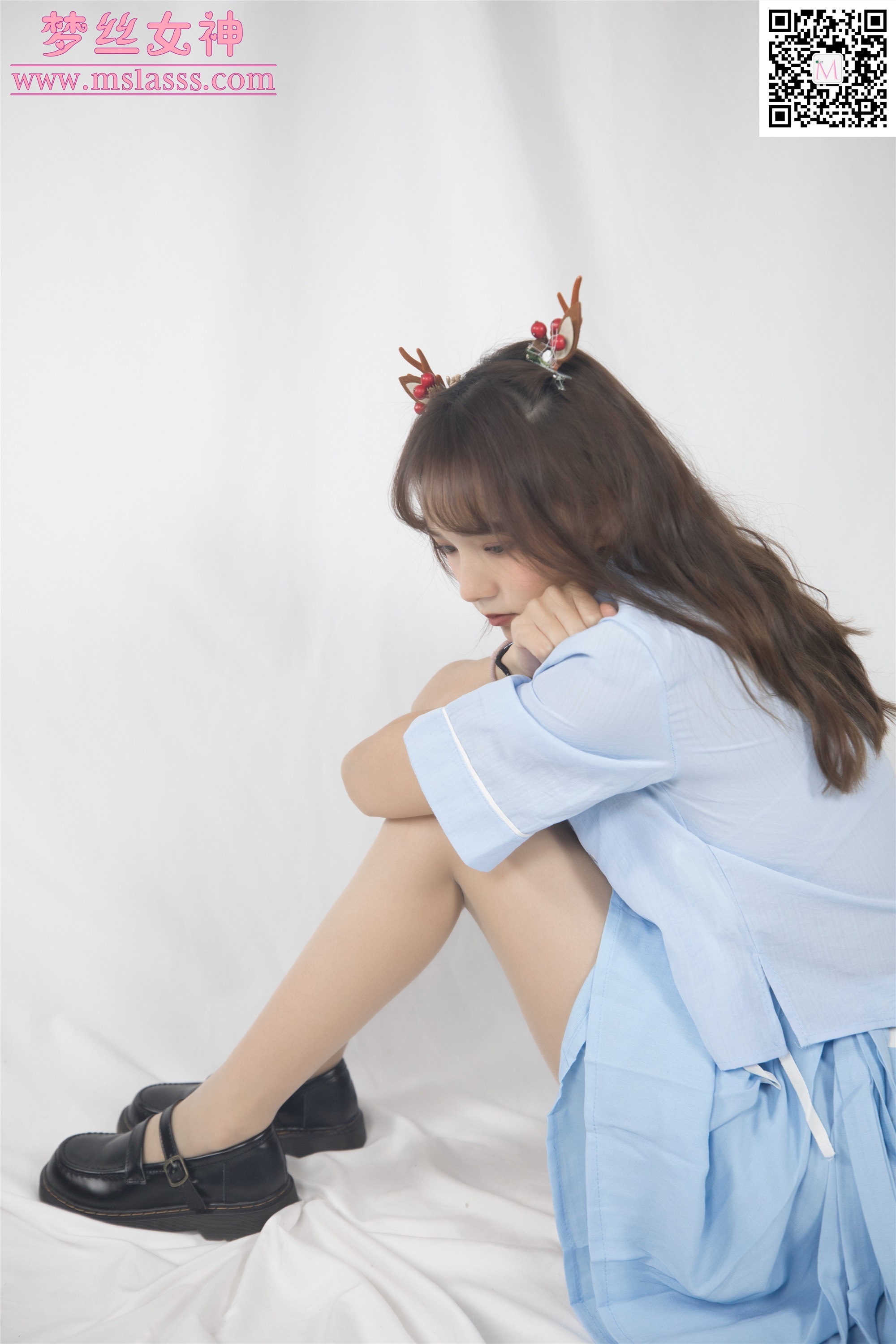 MSLASS梦丝女神 2020-01-01 Vol.086 玥玥 蓝色仙女古装