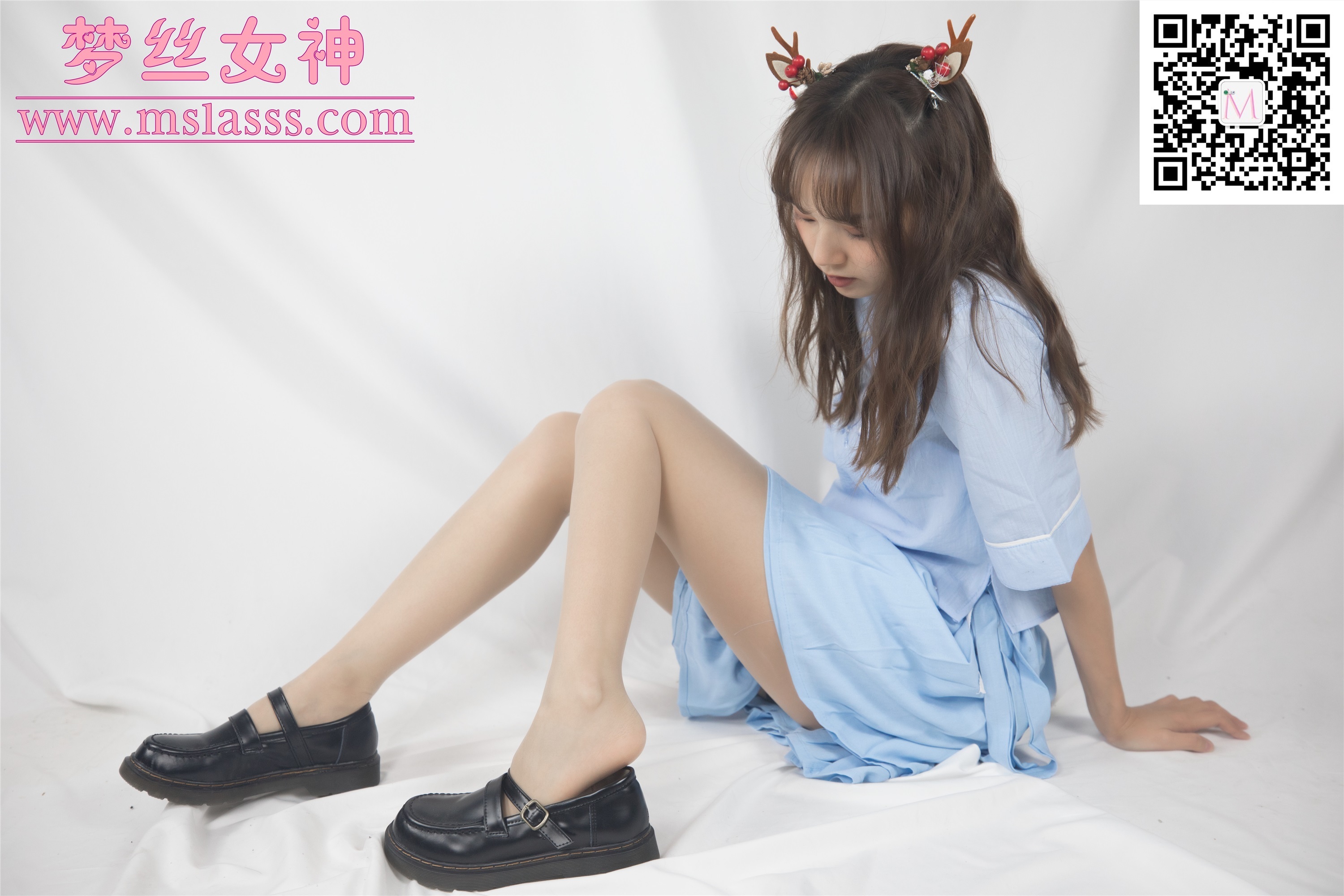 MSLASS梦丝女神 2020-01-01 Vol.086 玥玥 蓝色仙女古装