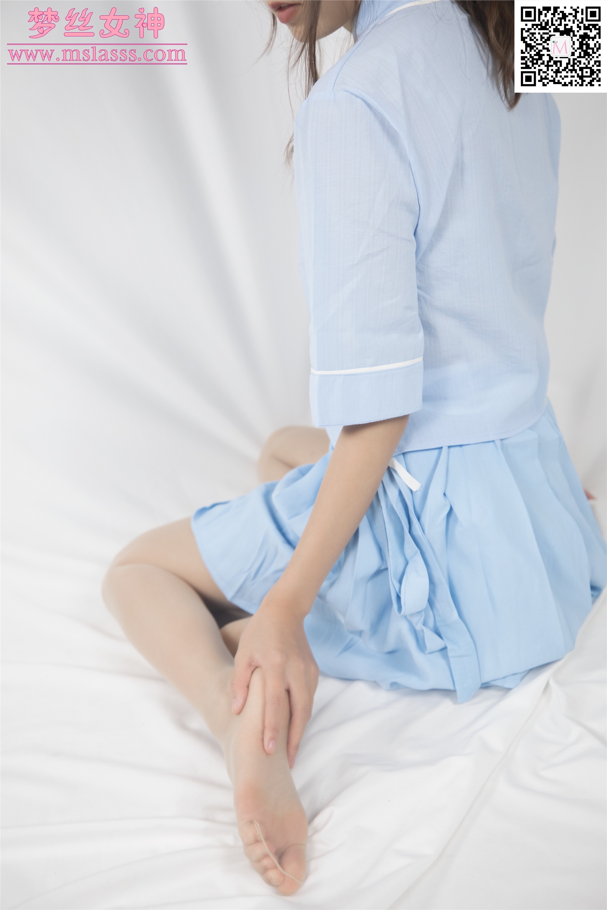 MSLASS梦丝女神 2020-01-01 Vol.086 玥玥 蓝色仙女古装