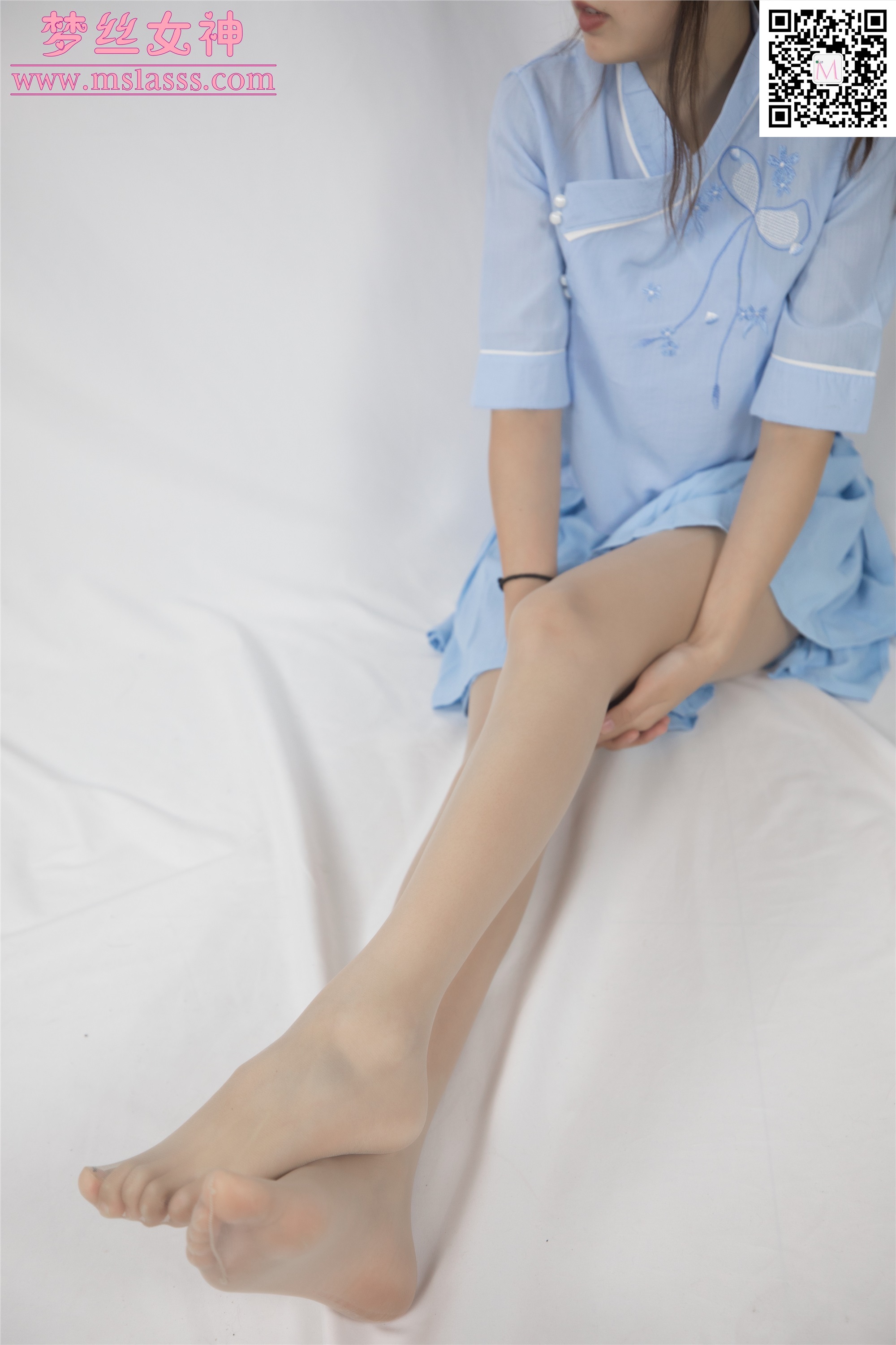 MSLASS梦丝女神 2020-01-01 Vol.086 玥玥 蓝色仙女古装