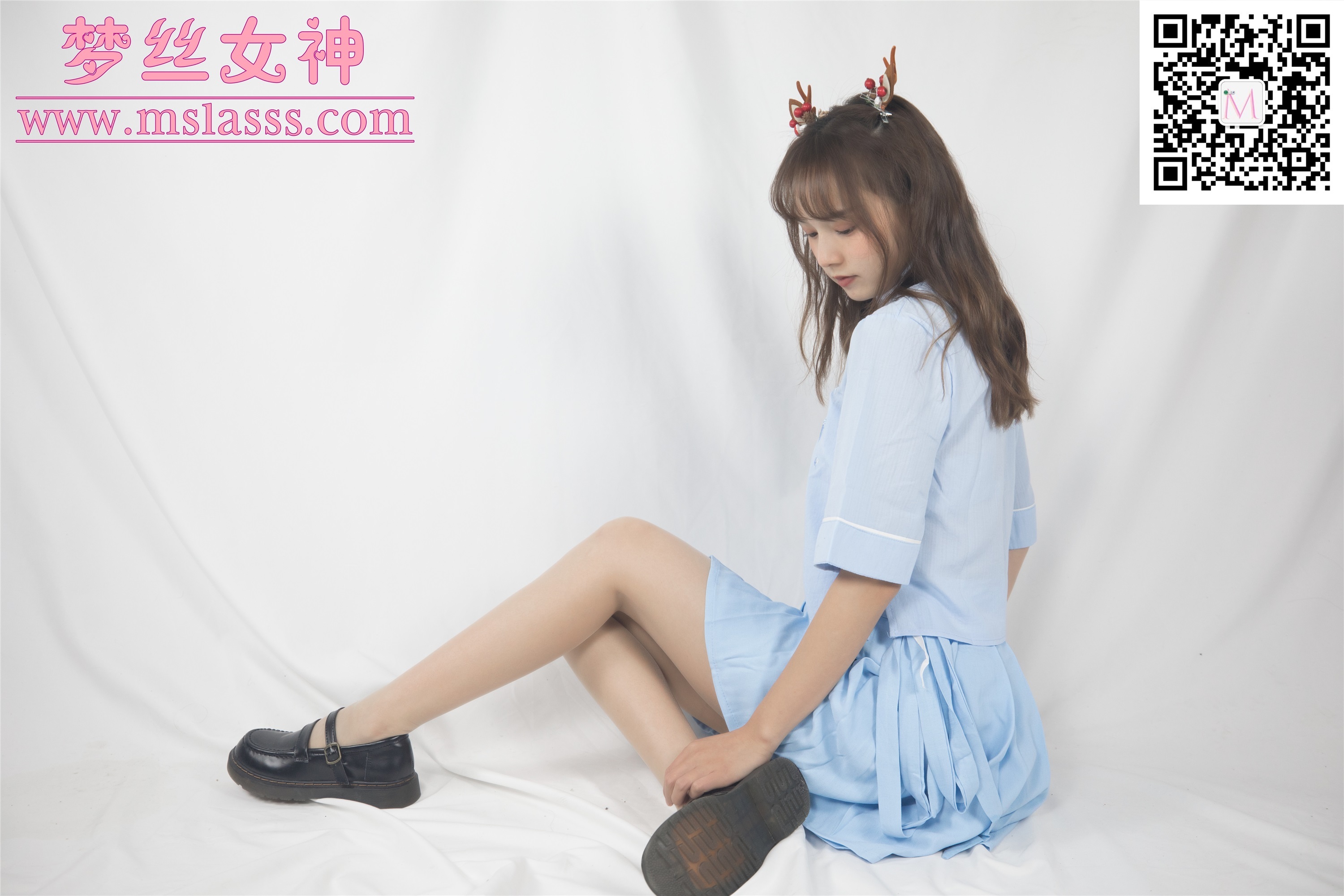 MSLASS梦丝女神 2020-01-01 Vol.086 玥玥 蓝色仙女古装