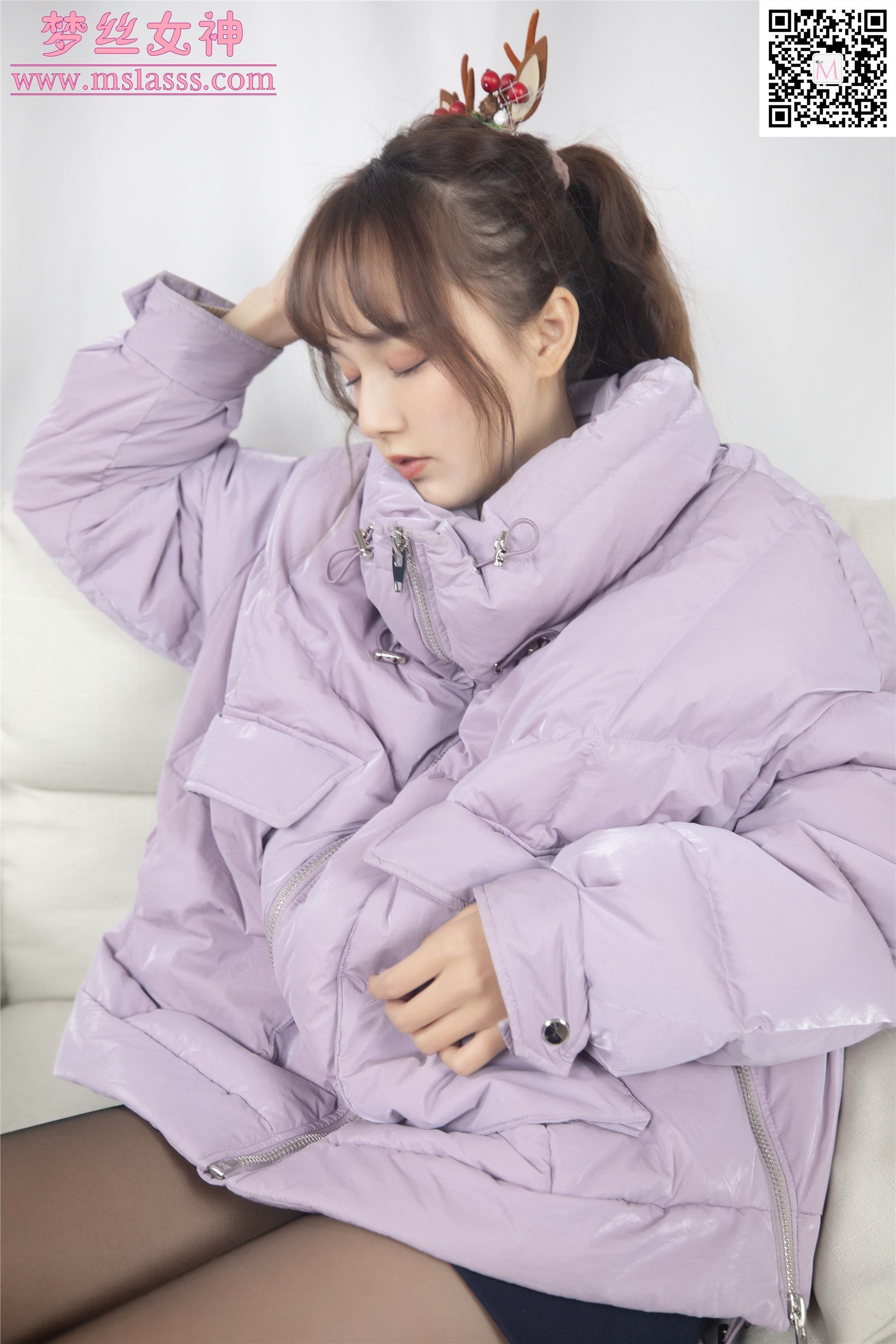 MSLASS梦丝女神 2020-01-05 Vol.087 玥玥 黑丝袜的搭配