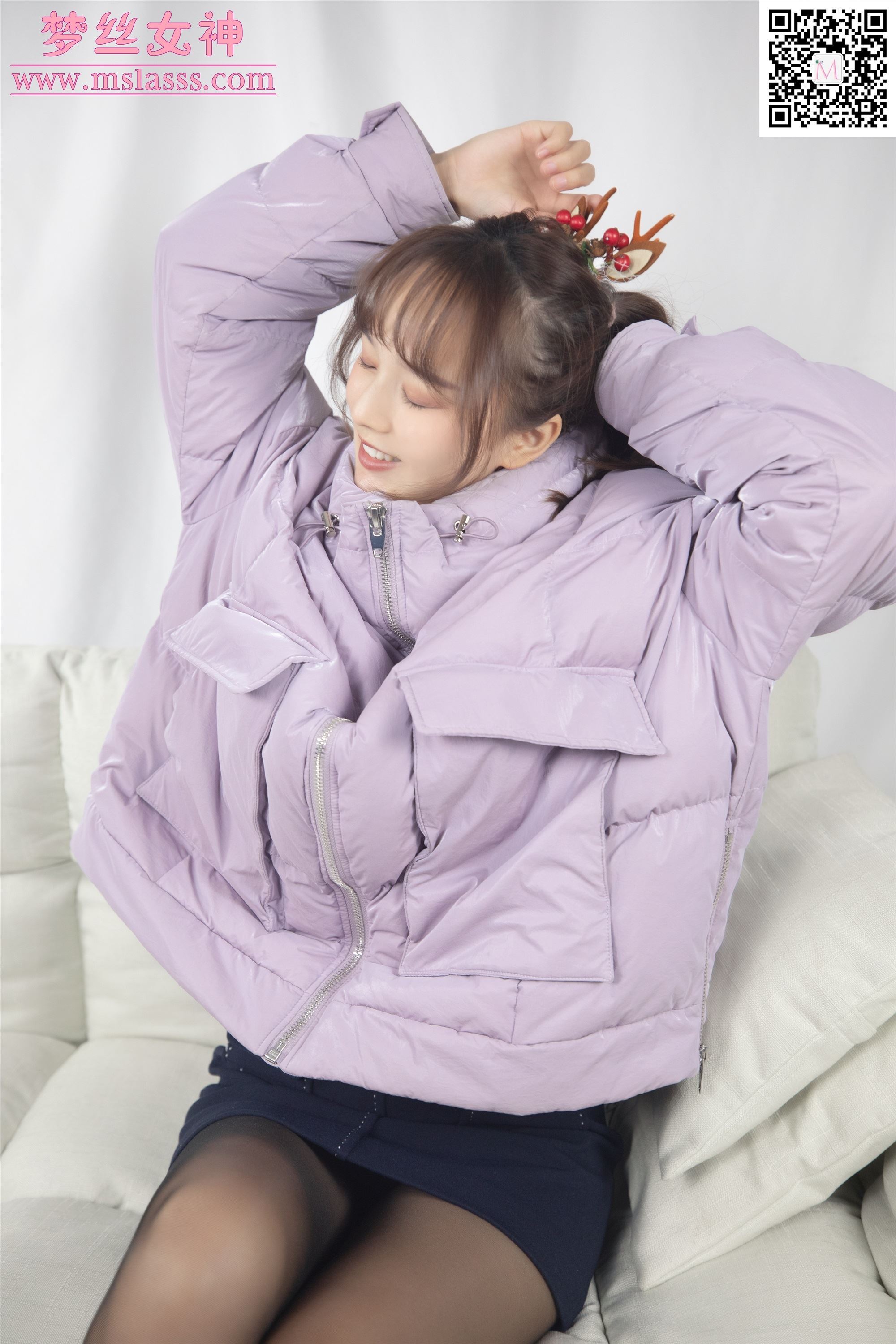 MSLASS梦丝女神 2020-01-05 Vol.087 玥玥 黑丝袜的搭配