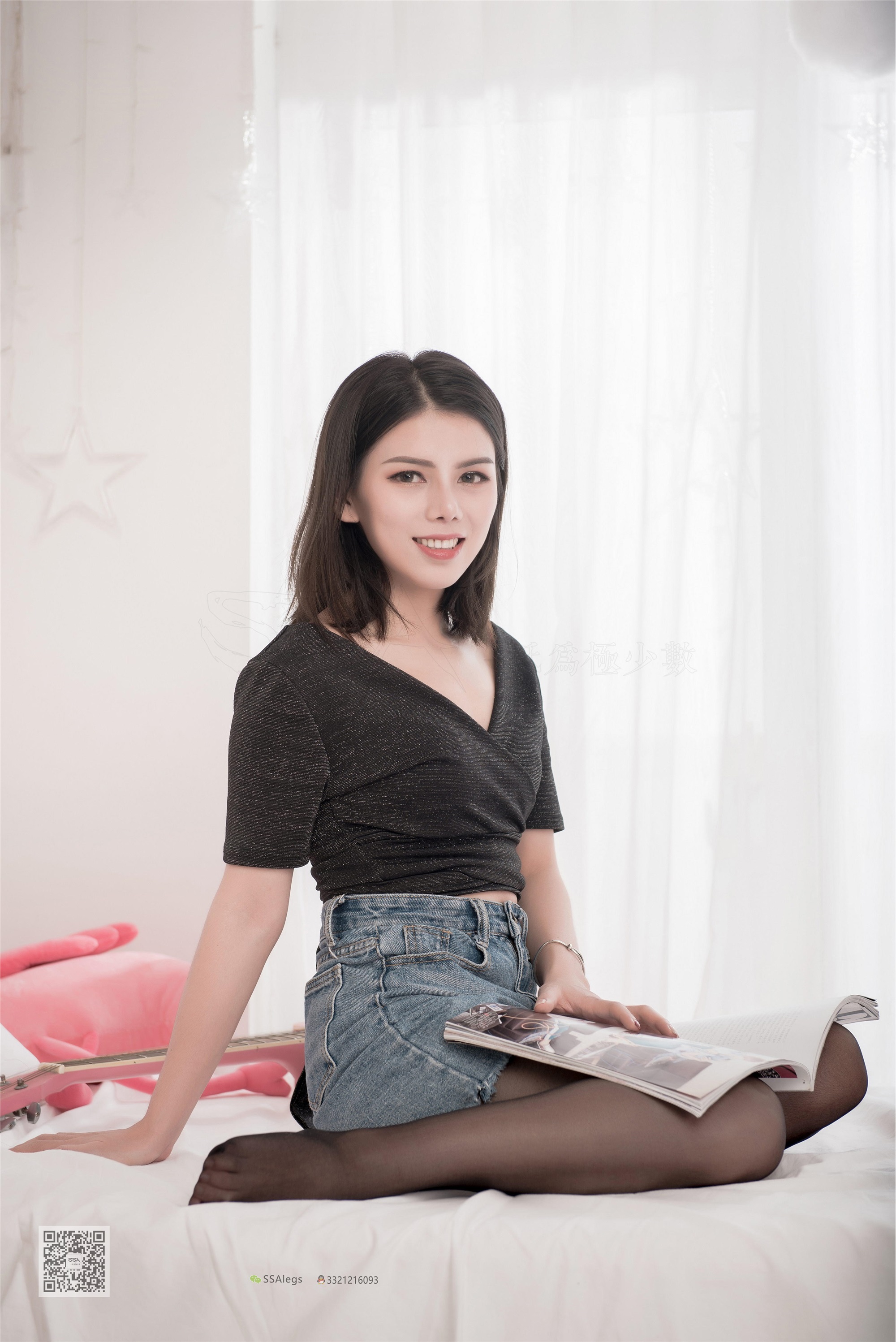 SSA丝社Vol.0016 小娥 丰盈混血女郎小娥黑丝首秀