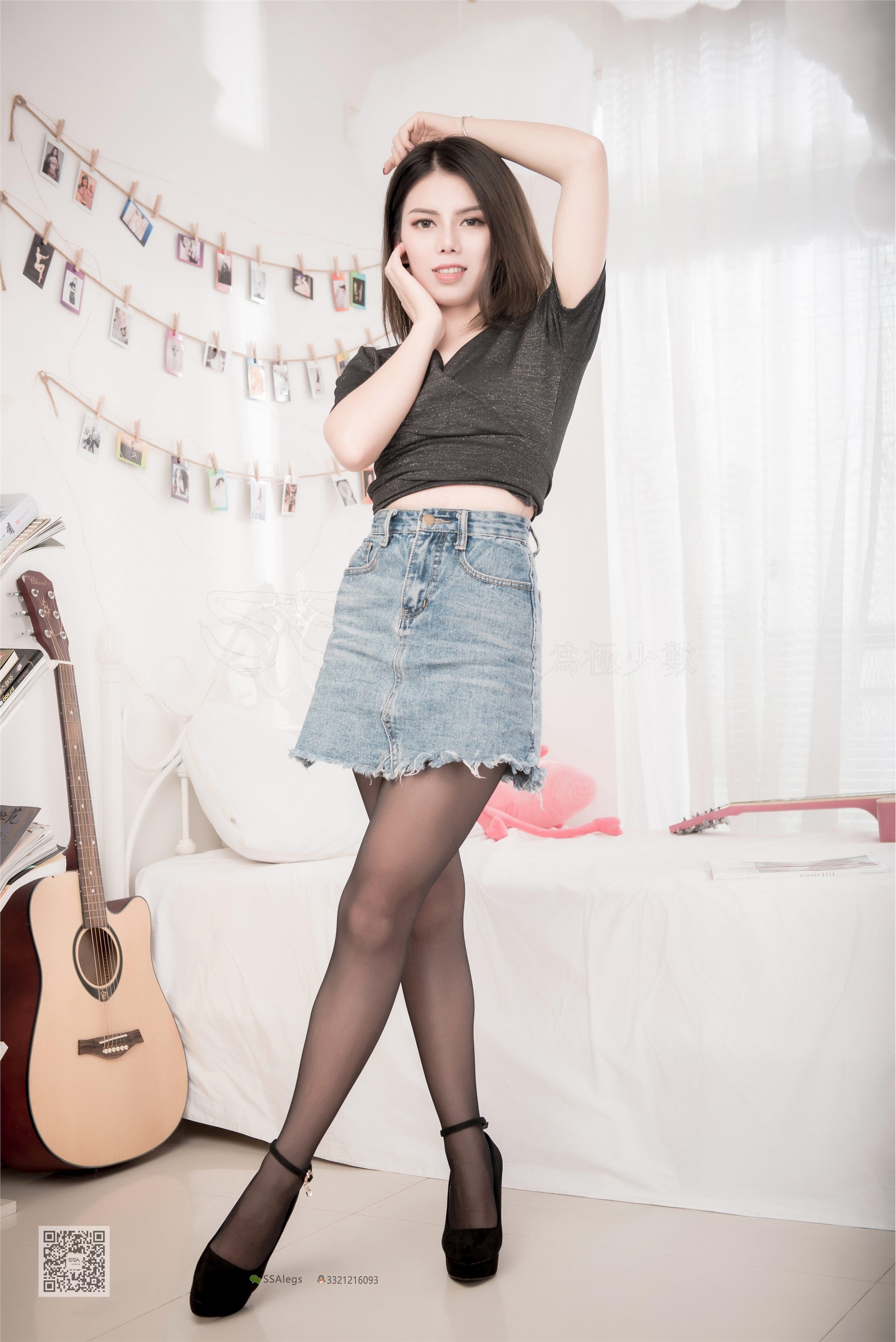 SSA丝社Vol.0016 小娥 丰盈混血女郎小娥黑丝首秀