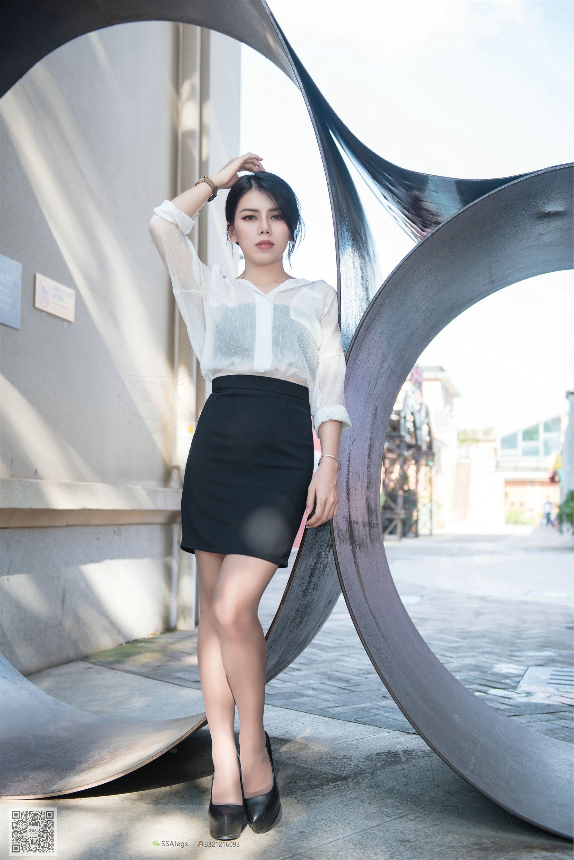 SSA丝社Vol.0021 芷沫 混血美女浪漫咖啡色