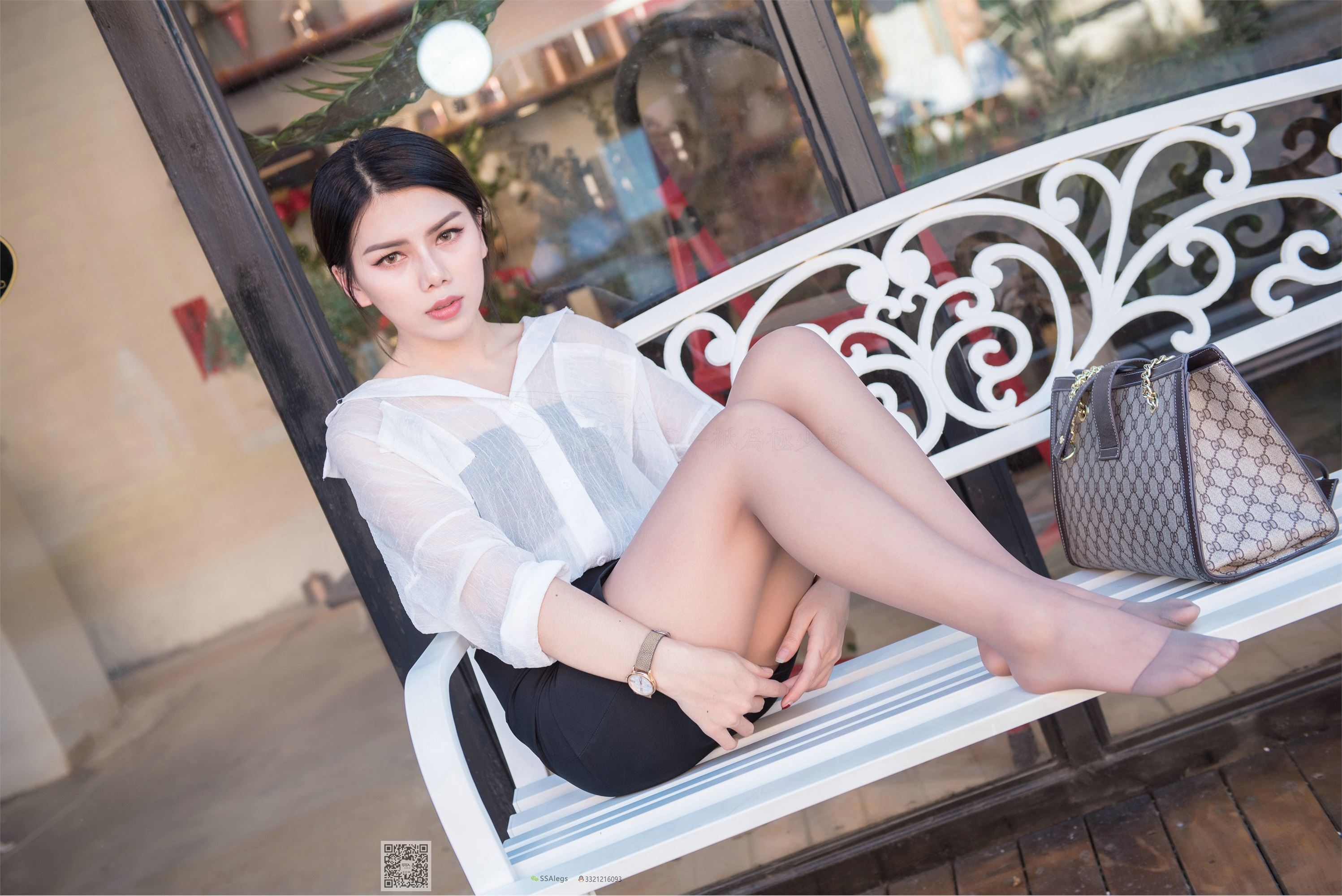 SSA丝社Vol.0021 芷沫 混血美女浪漫咖啡色