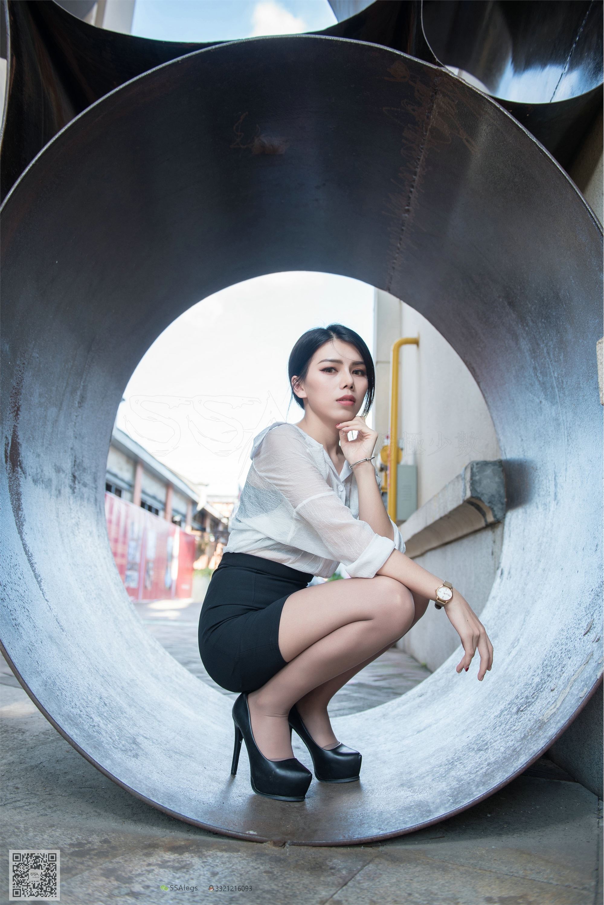 SSA丝社Vol.0021 芷沫 混血美女浪漫咖啡色