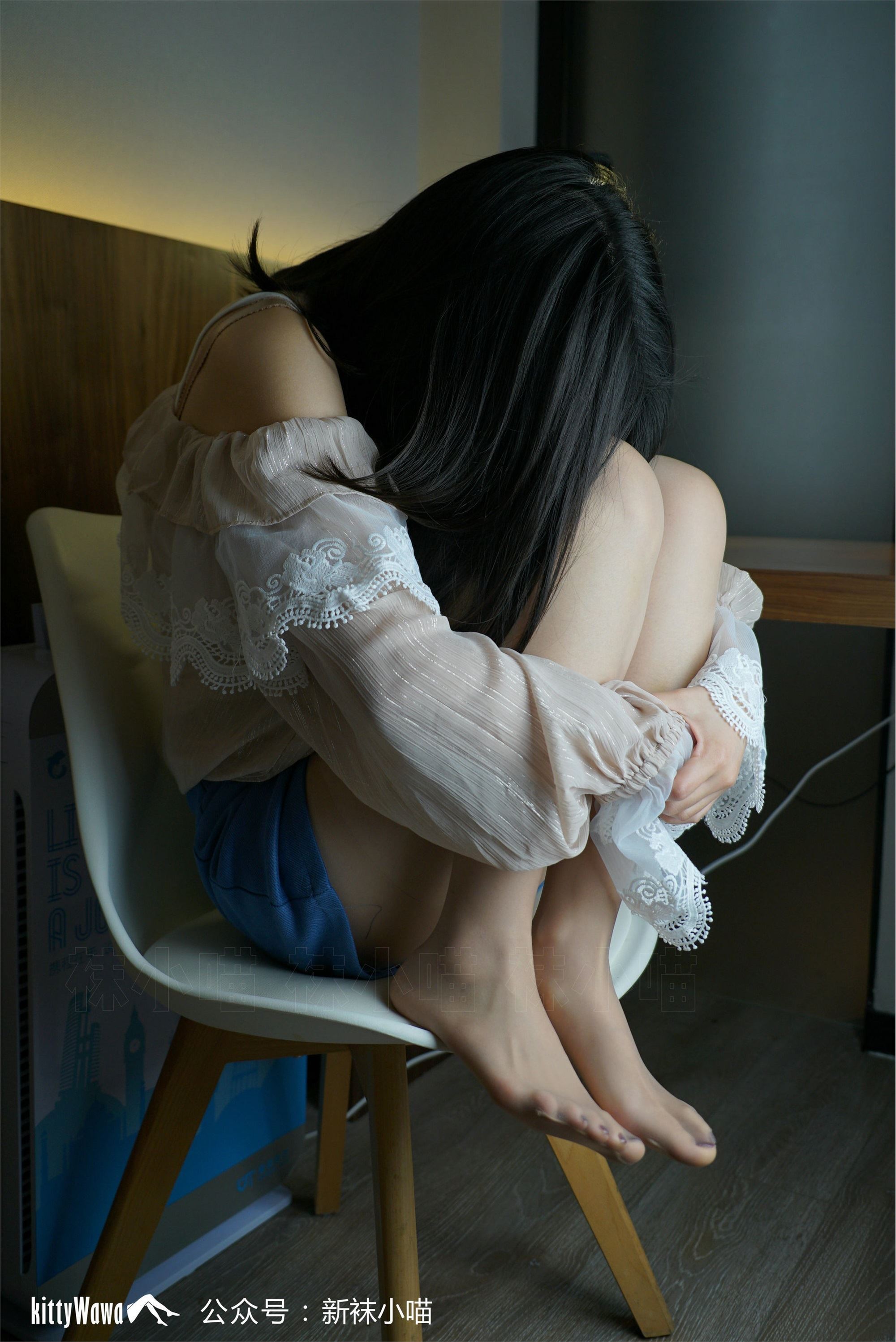 袜小喵  KT084《小仙女的雪纺衫》