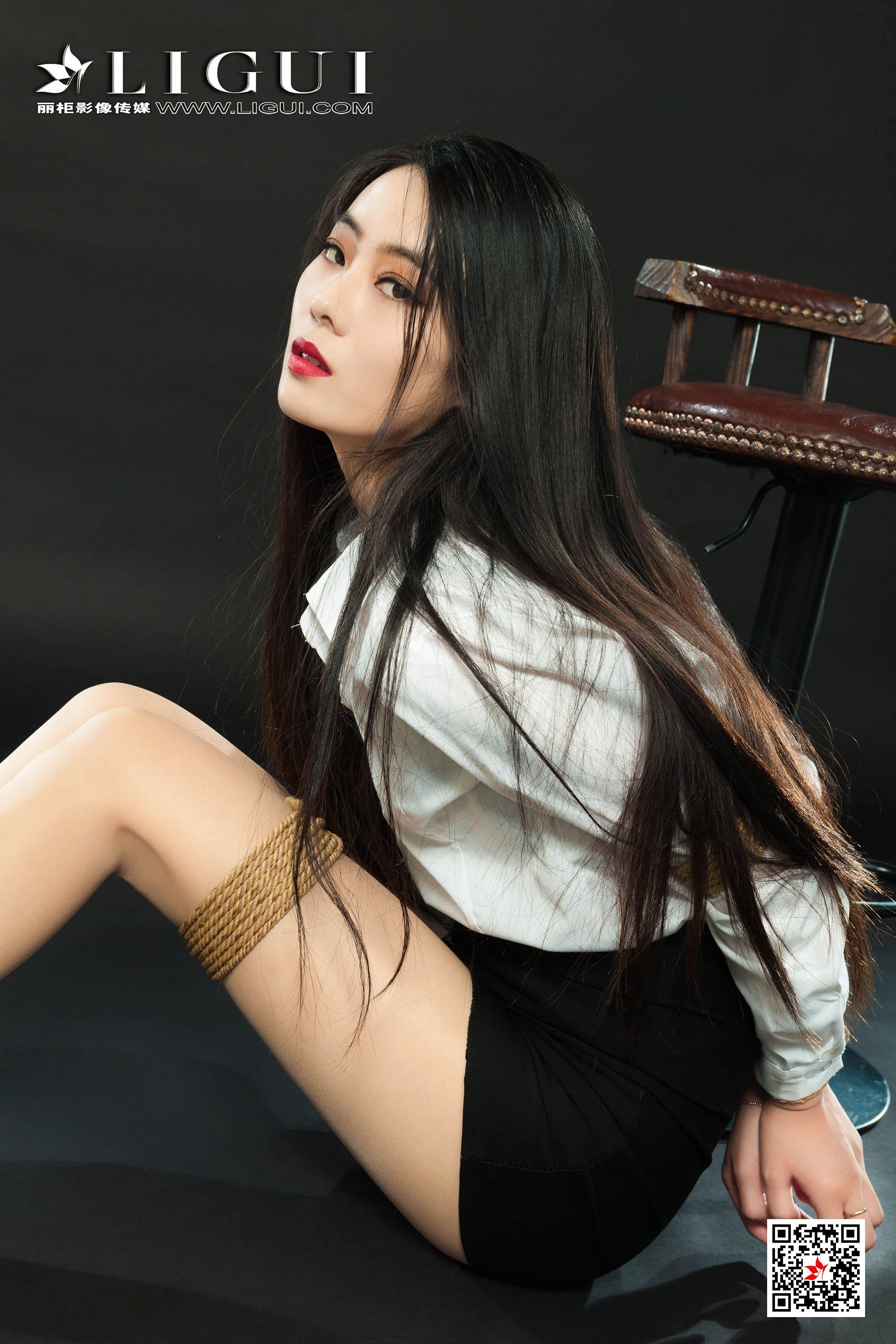 Ligui丽柜 2020.10.02《紧缚新莲》白雪