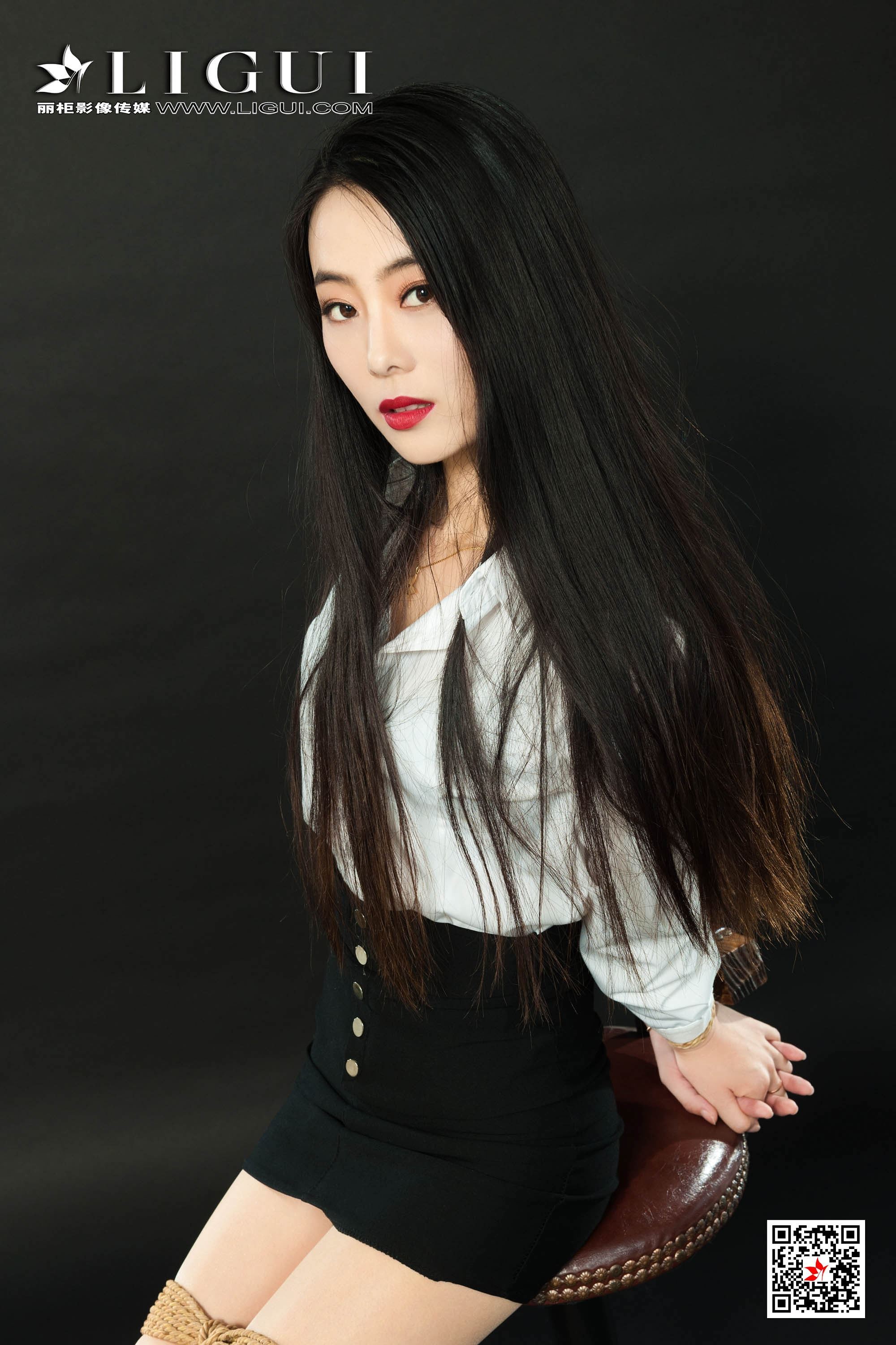 Ligui丽柜 2020.10.02《紧缚新莲》白雪