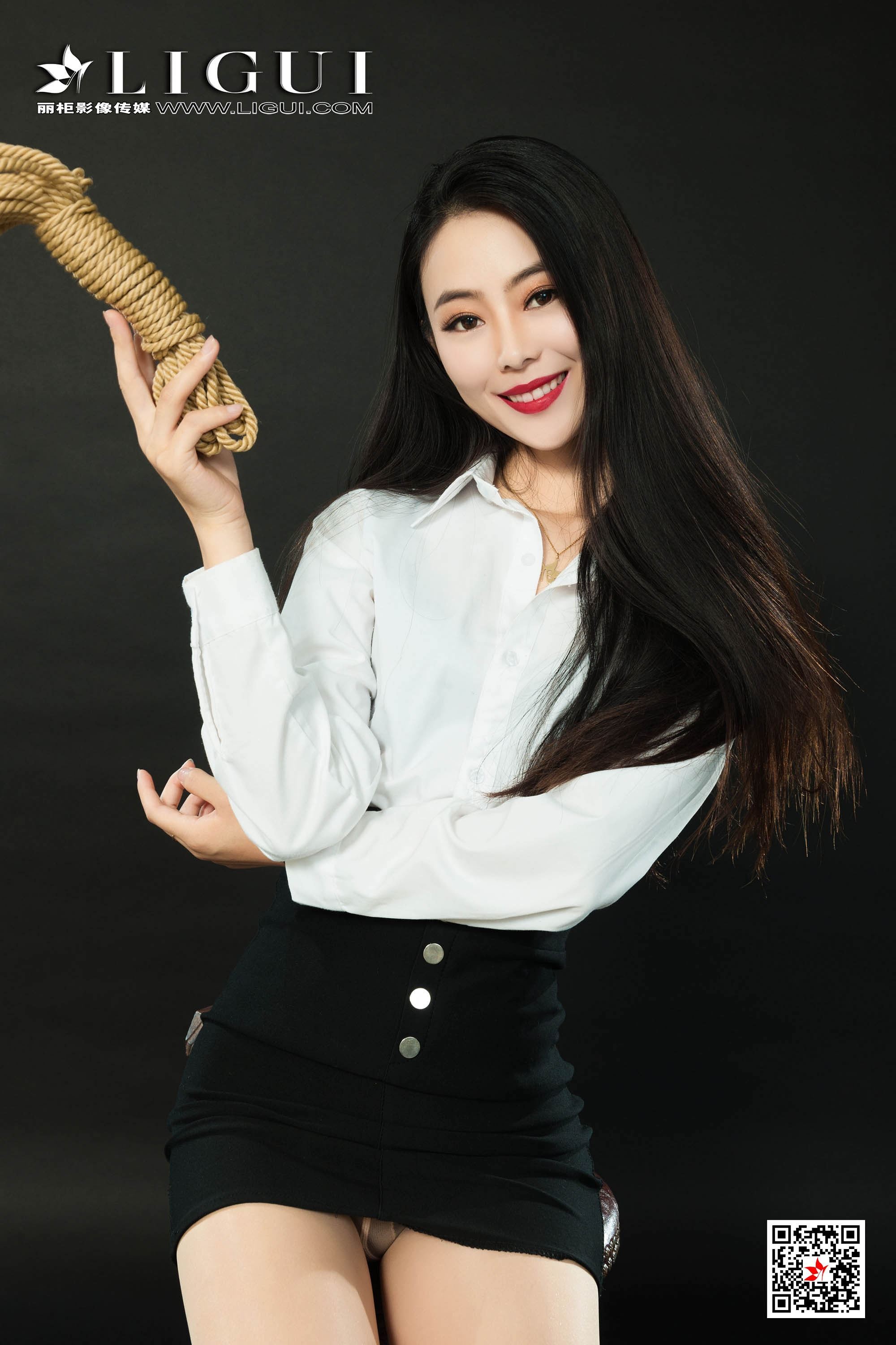 Ligui丽柜 2020.10.02《紧缚新莲》白雪