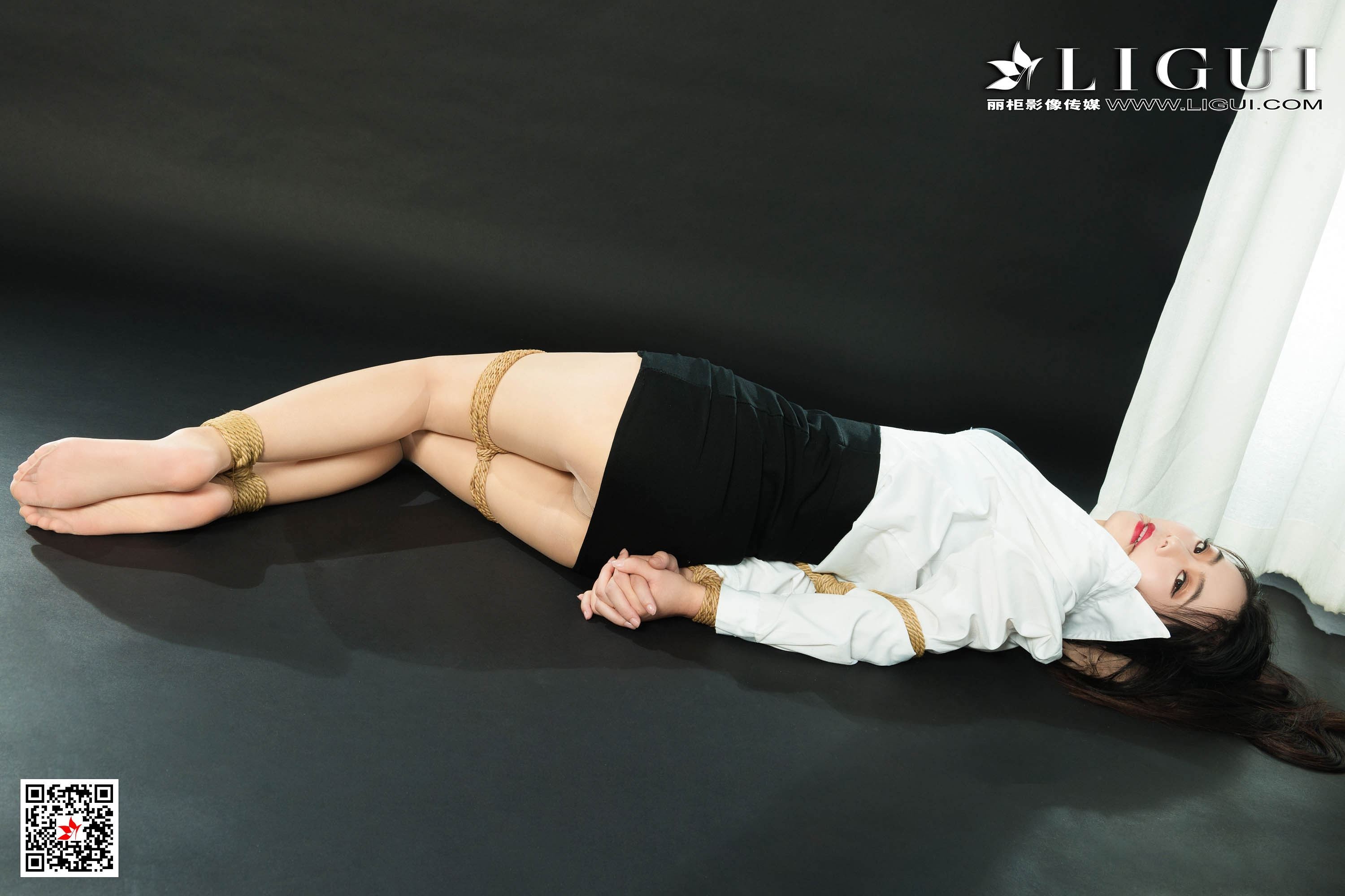 Ligui丽柜 2020.10.02《紧缚新莲》白雪