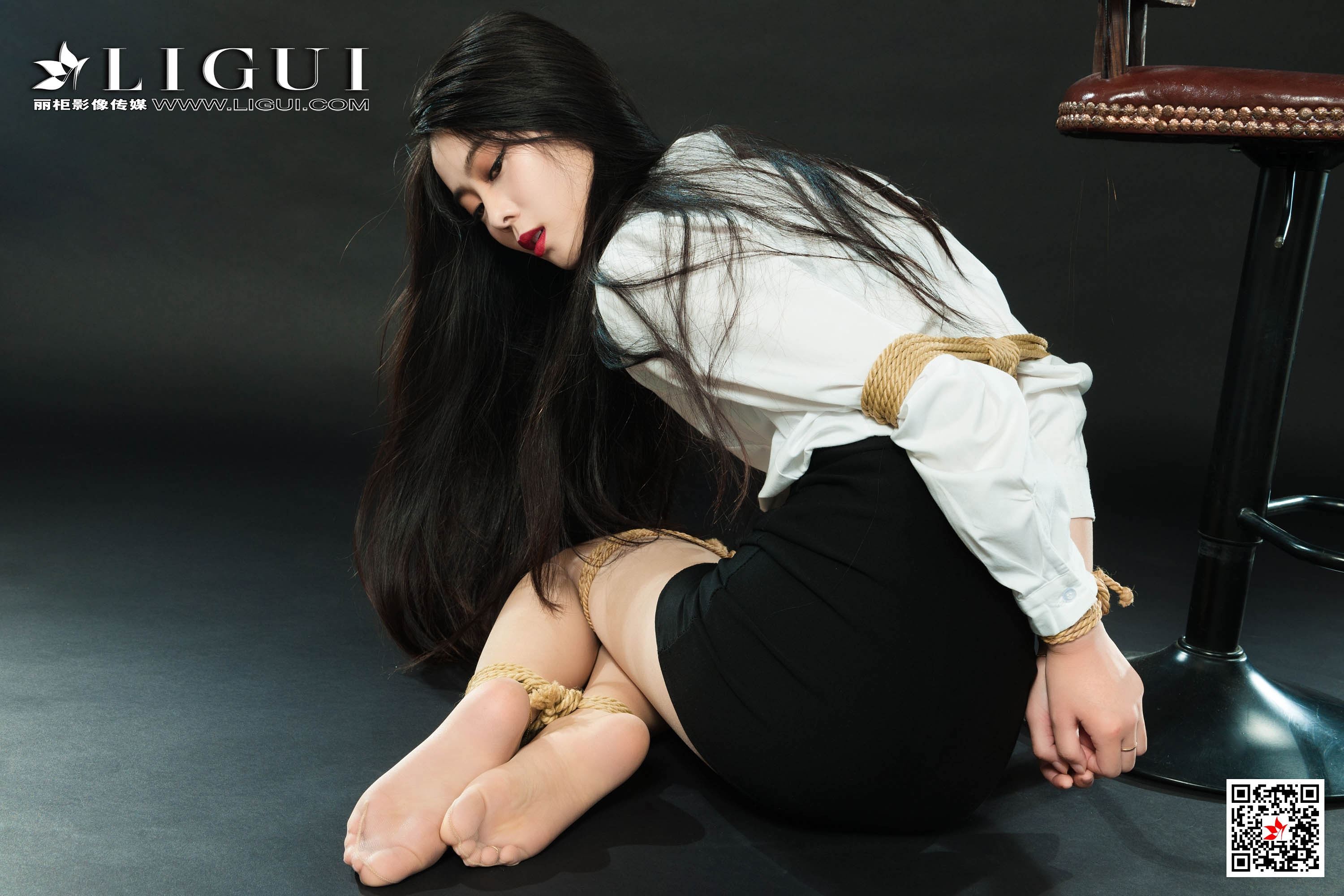 Ligui丽柜 2020.10.02《紧缚新莲》白雪