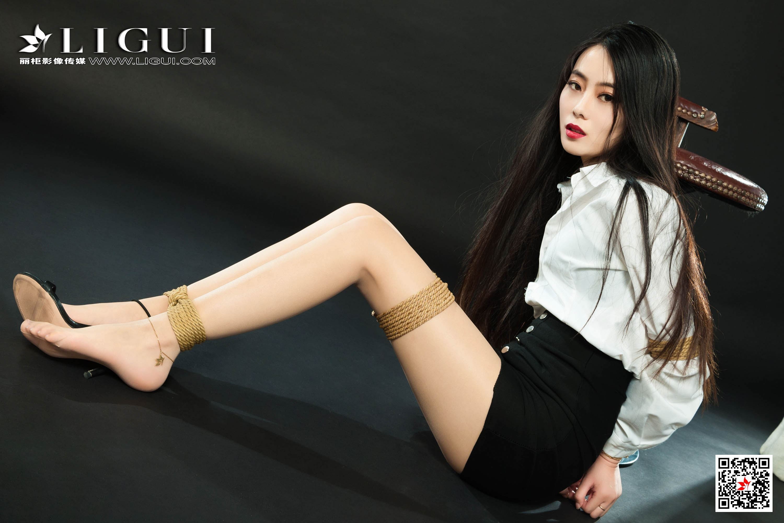 Ligui丽柜 2020.10.02《紧缚新莲》白雪