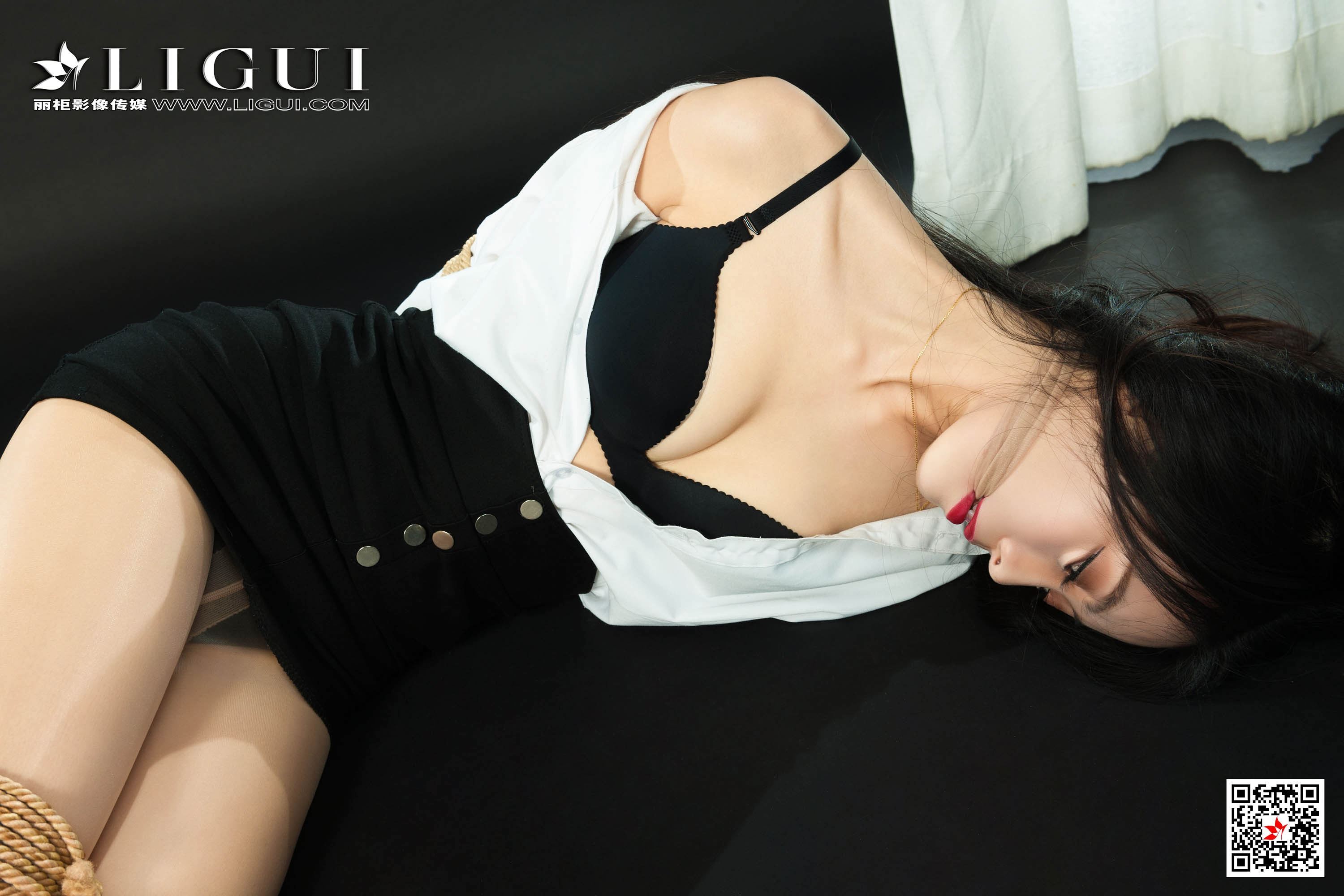 Ligui丽柜 2020.10.02《紧缚新莲》白雪