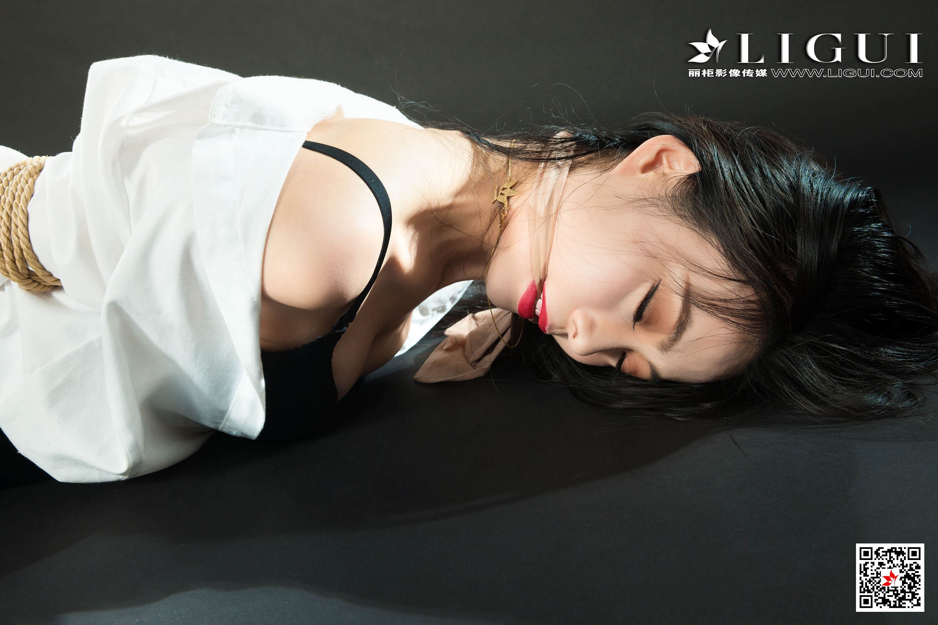 Ligui丽柜 2020.10.02《紧缚新莲》白雪