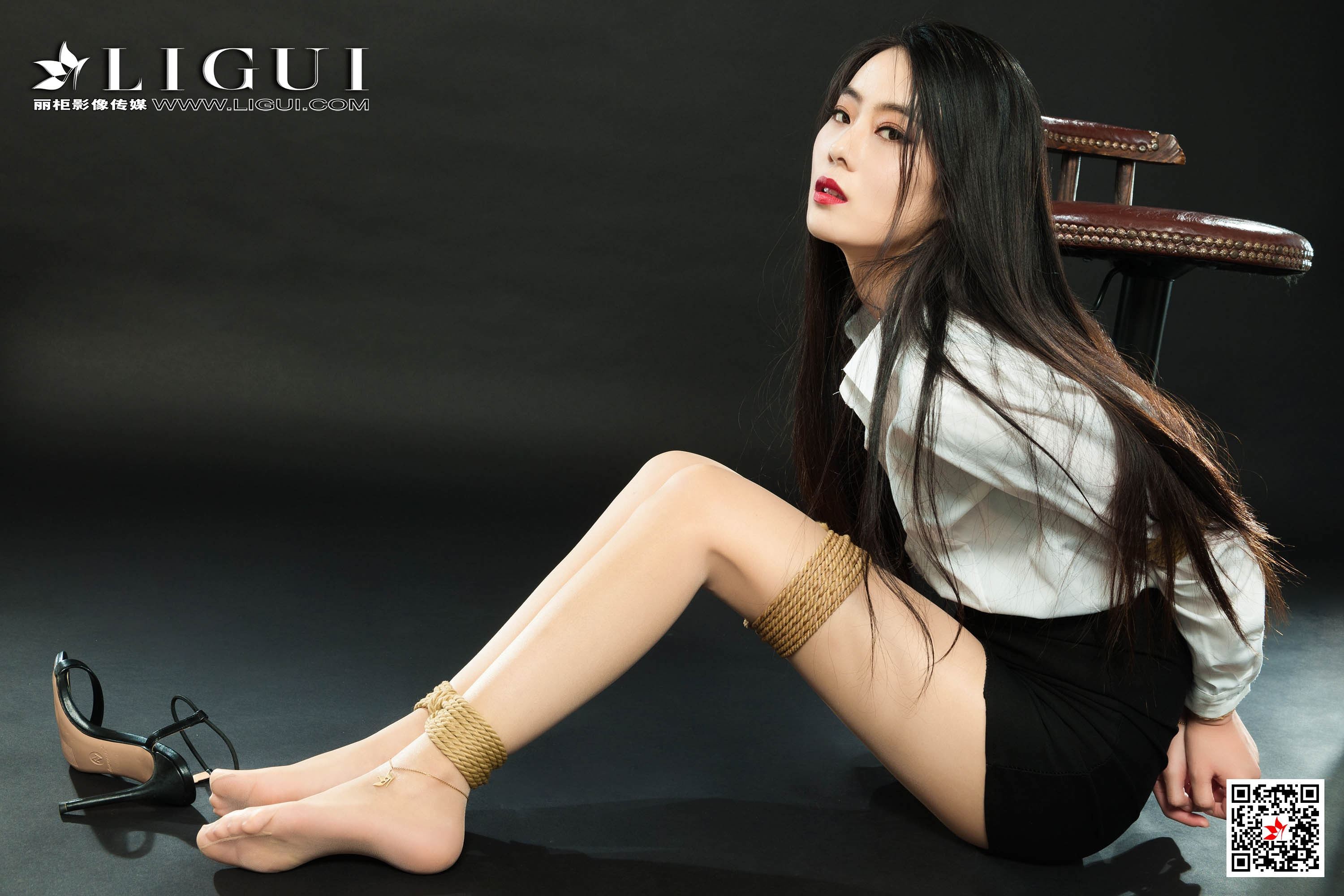 Ligui丽柜 2020.10.02《紧缚新莲》白雪