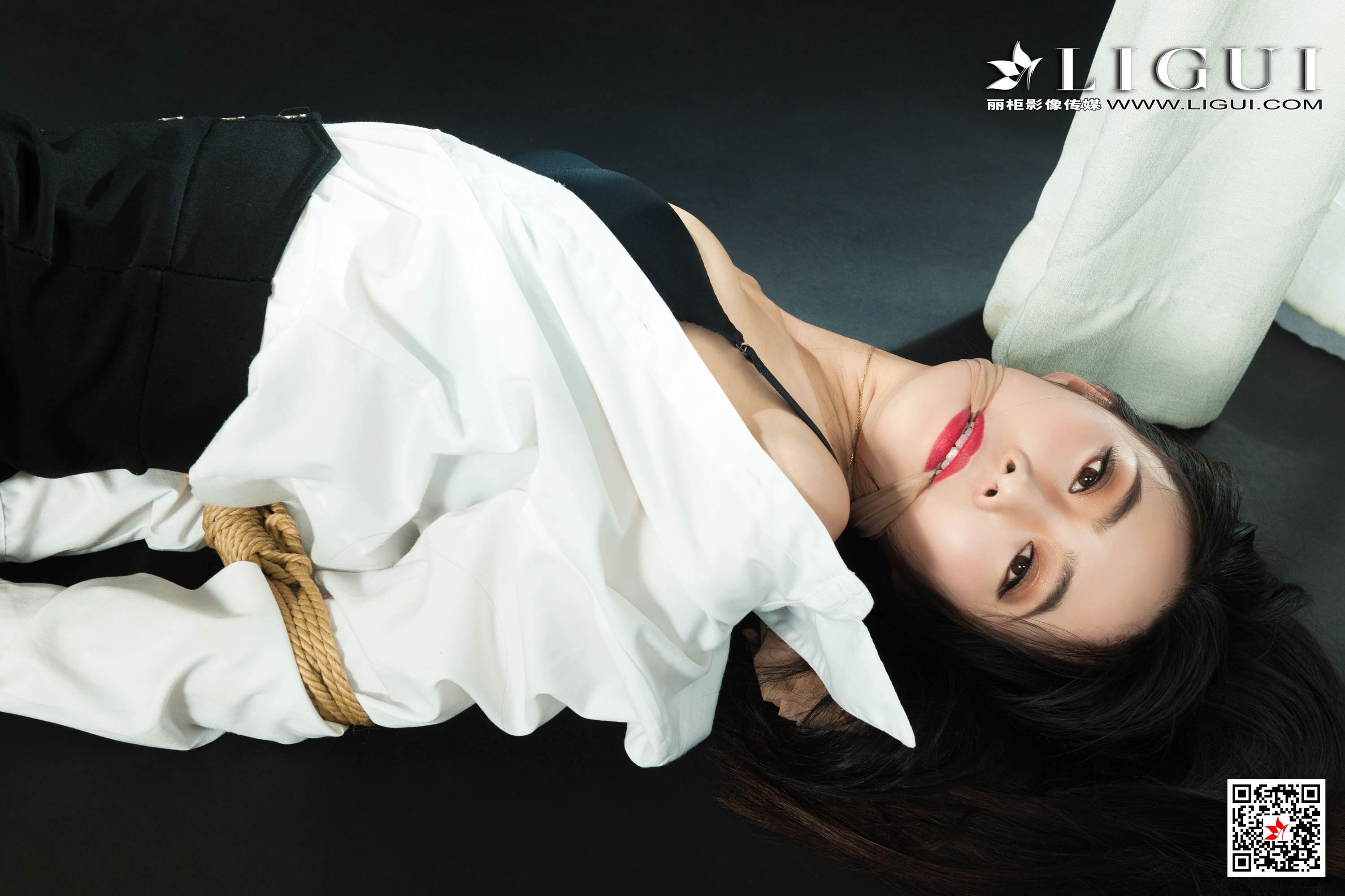 Ligui丽柜 2020.10.02《紧缚新莲》白雪