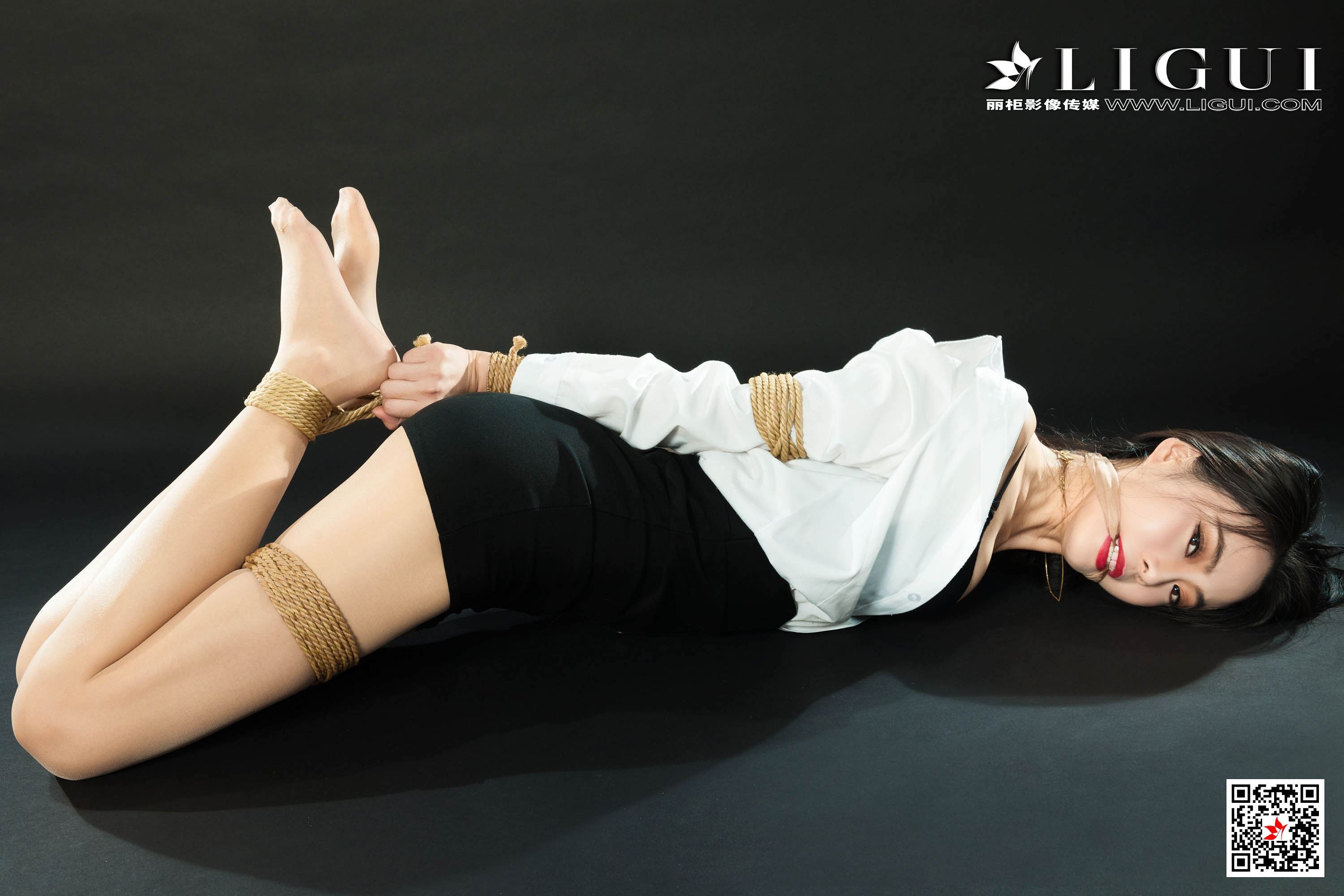 Ligui丽柜 2020.10.02《紧缚新莲》白雪