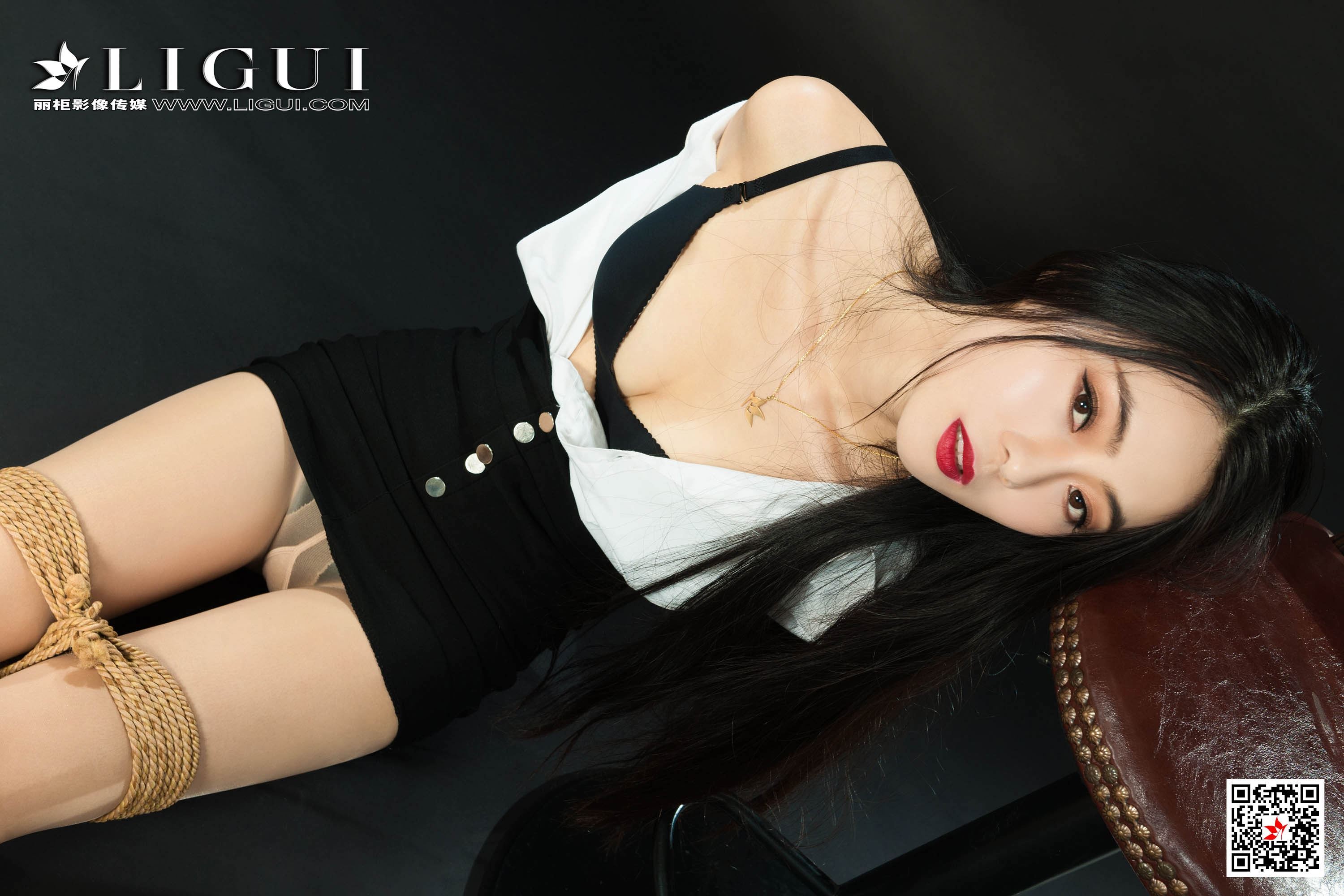 Ligui丽柜 2020.10.02《紧缚新莲》白雪