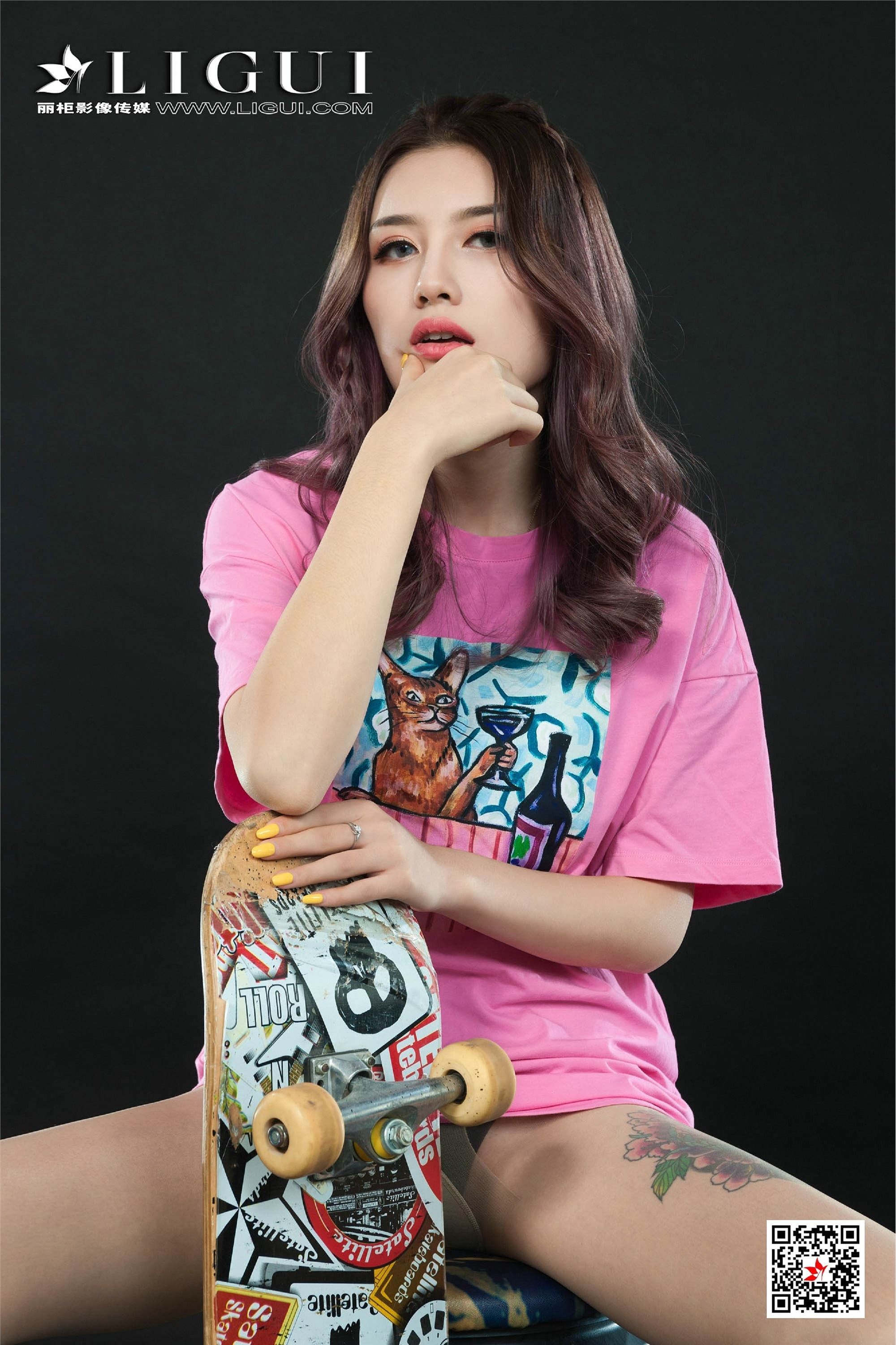 Ligui丽柜 2020.10.14《滑板女郎》甜甜