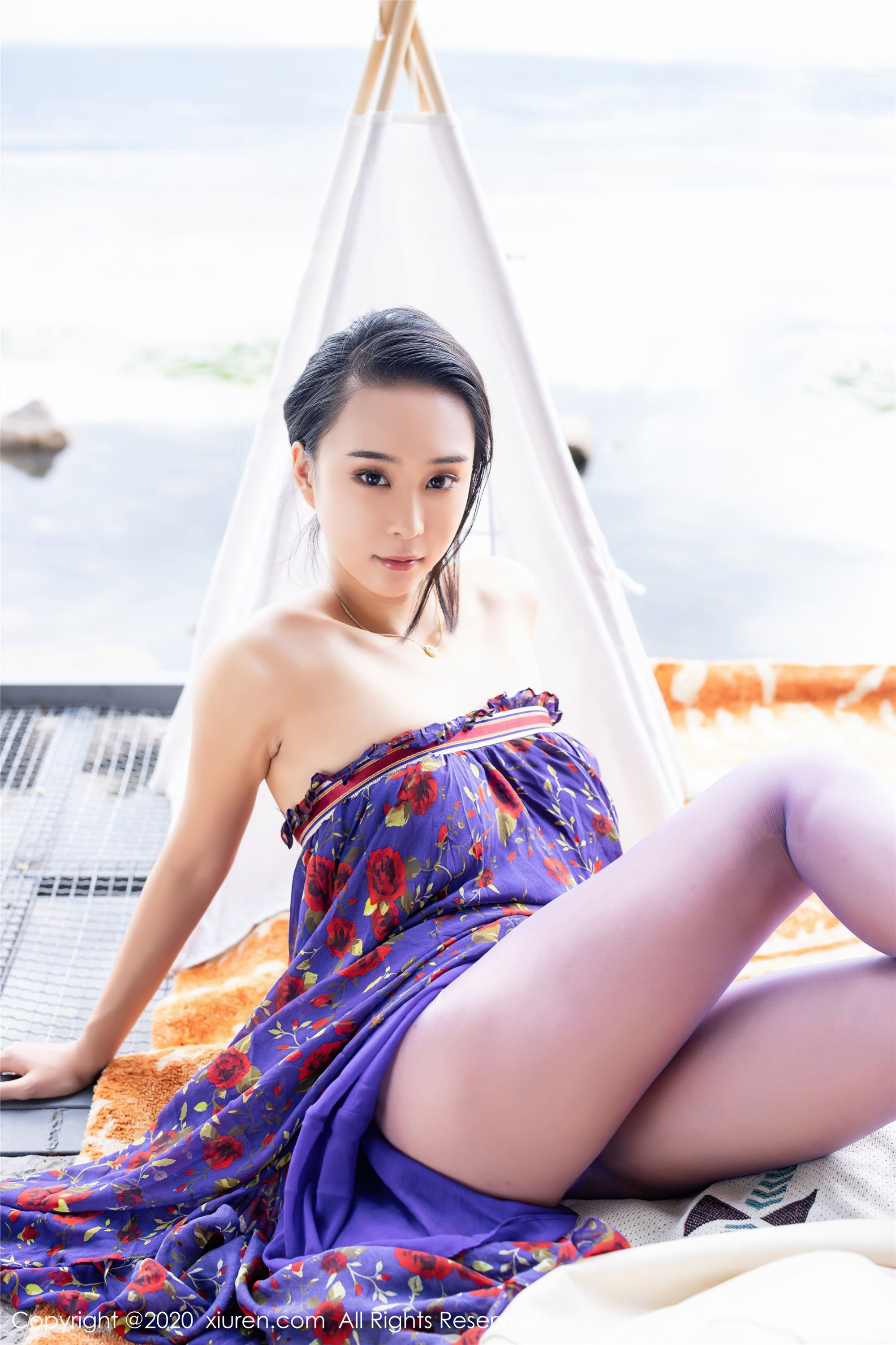 秀人网美媛馆 2020-09-09 Vol.2544 蓝夏Akasha