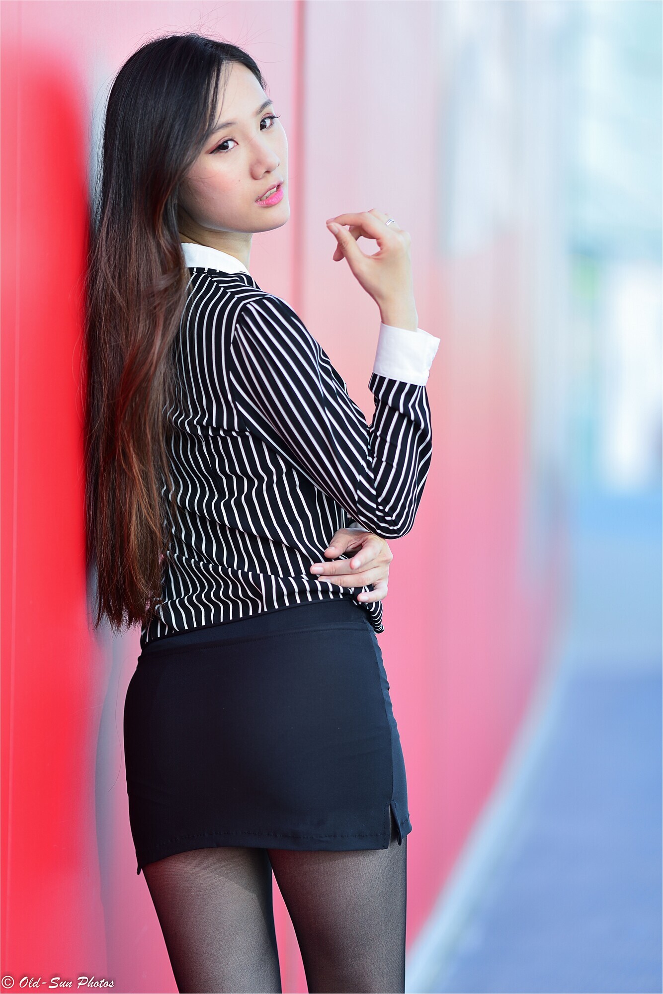 [Beautyleg番外篇]小米 2017-09-09 OL女郎外拍