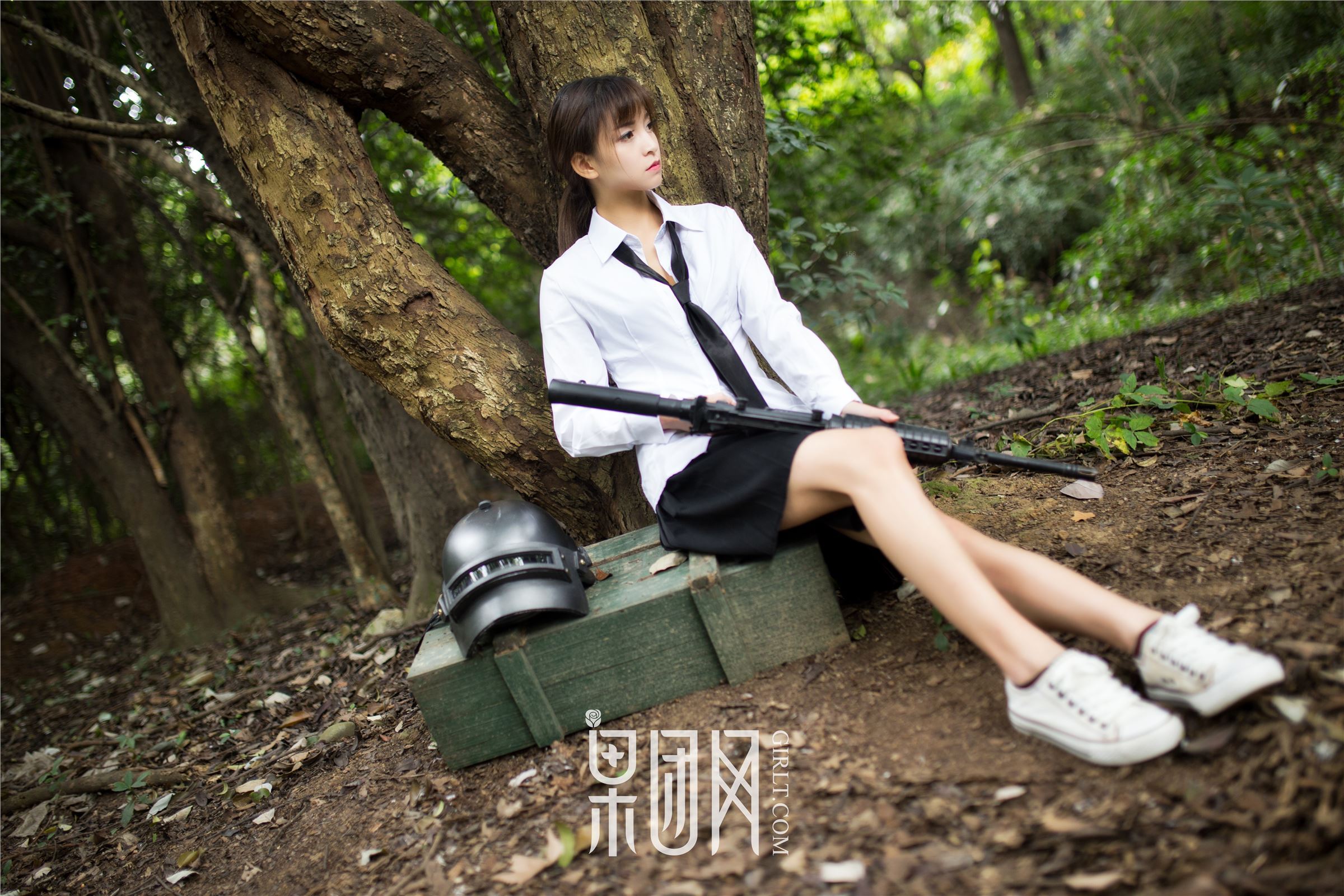 [Girlt果团网]写真 2017.12.24 NO.109 野外激战 龙珠主播