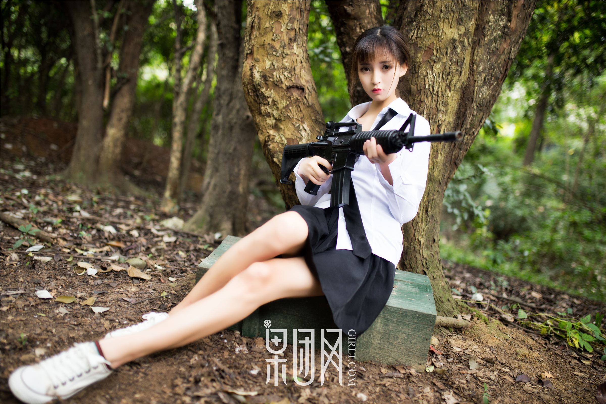 [Girlt果团网]写真 2017.12.24 NO.109 野外激战 龙珠主播