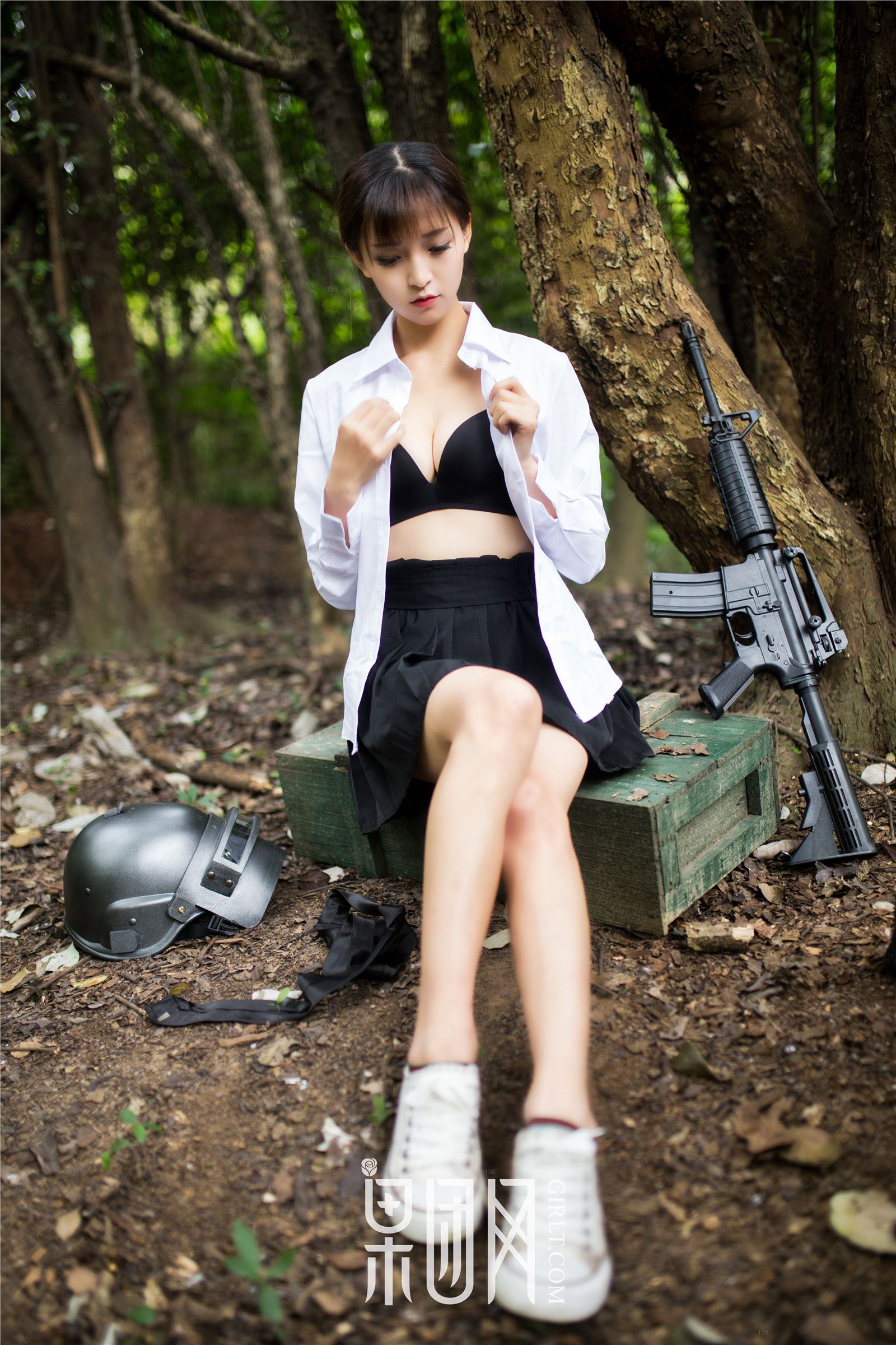 [Girlt果团网]写真 2017.12.24 NO.109 野外激战 龙珠主播