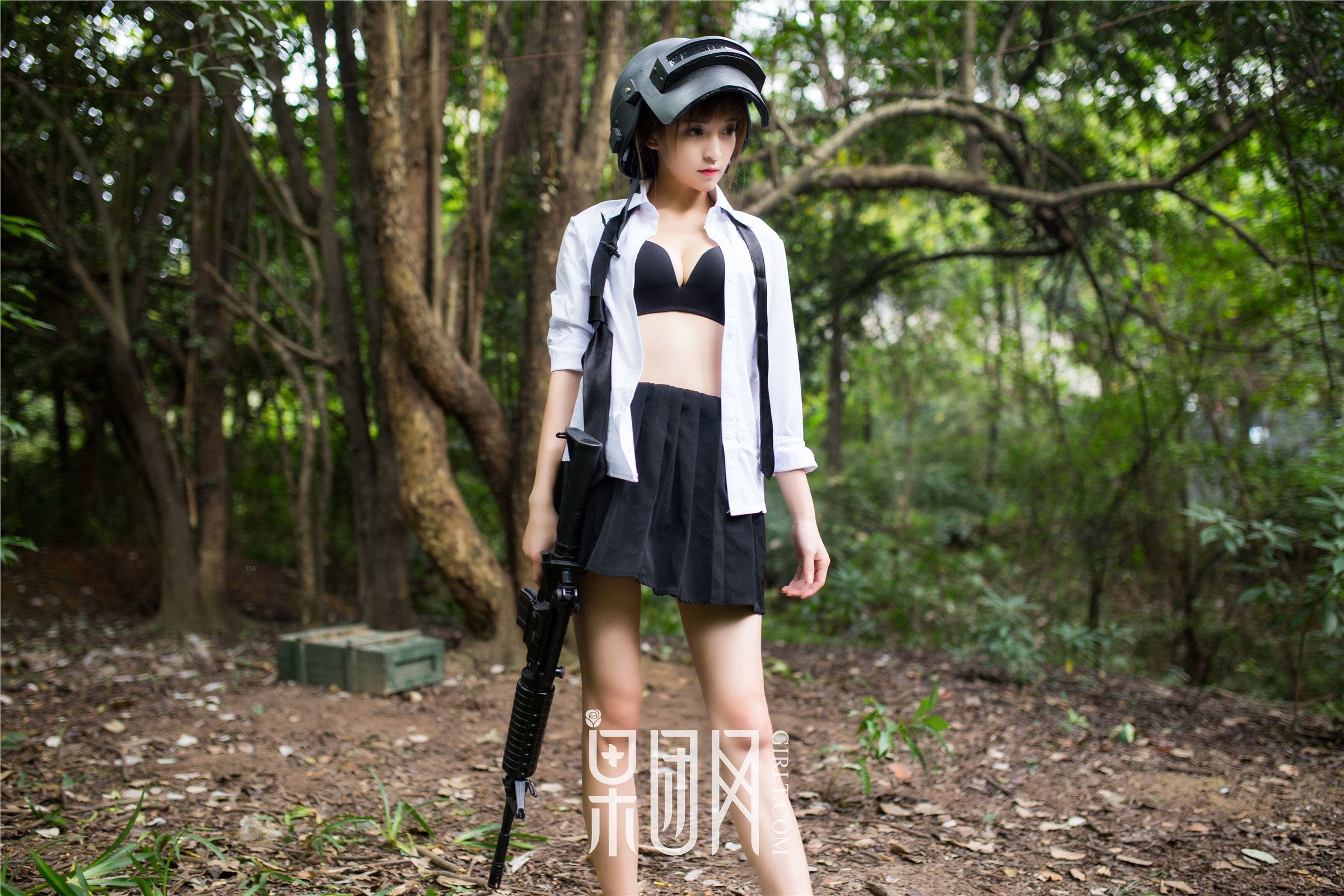 [Girlt果团网]写真 2017.12.24 NO.109 野外激战 龙珠主播