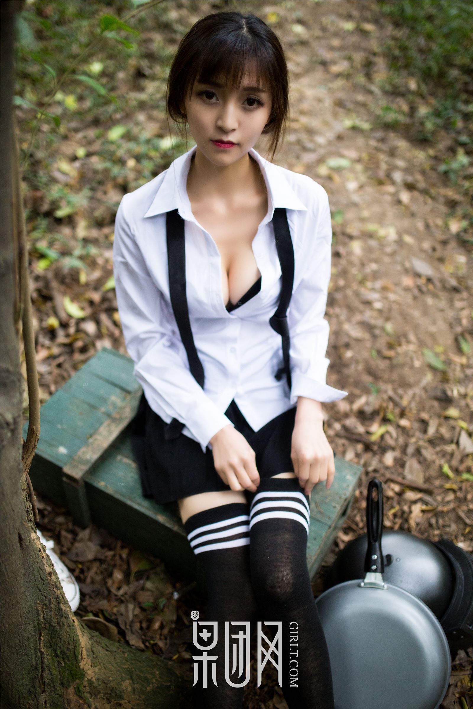 [Girlt果团网]写真 2017.12.24 NO.109 野外激战 龙珠主播