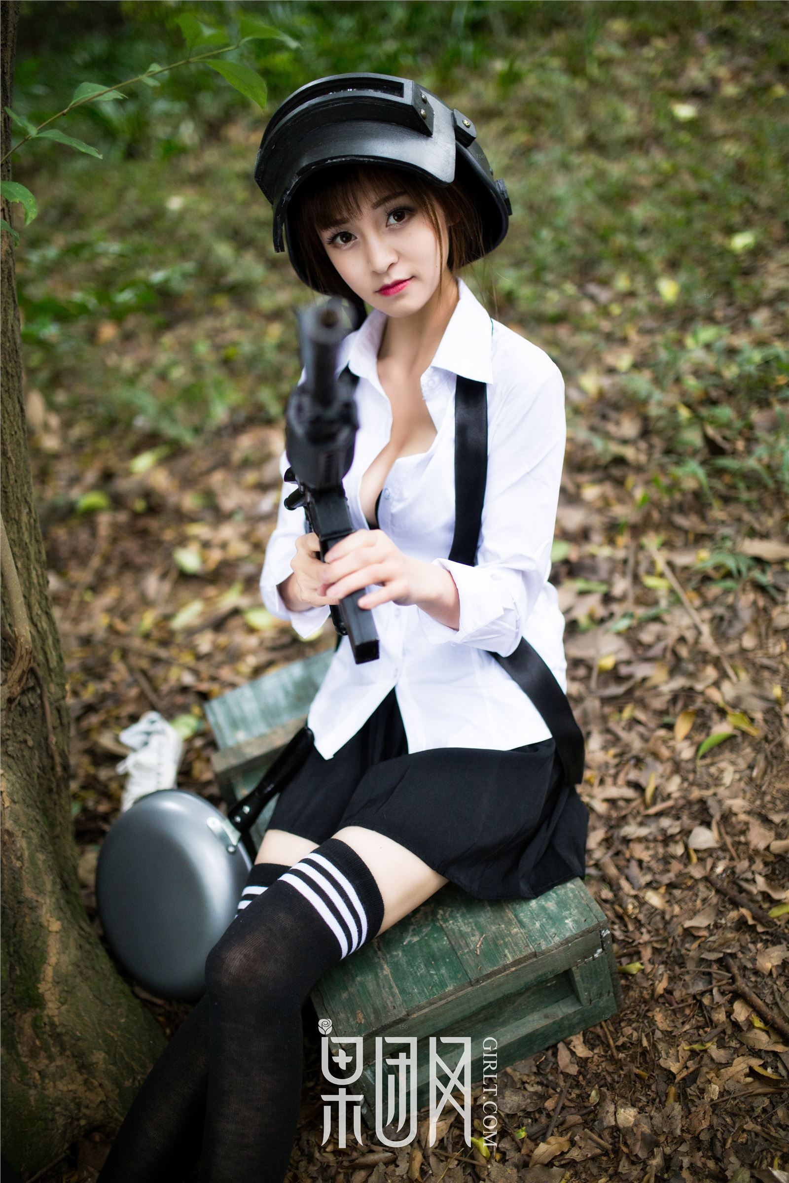 [Girlt果团网]写真 2017.12.24 NO.109 野外激战 龙珠主播