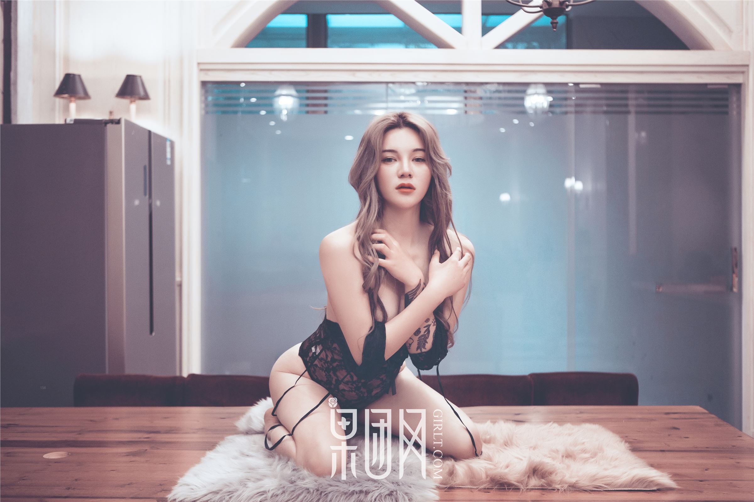 [Girlt果团网]写真 2017.12.24 NO.110 蕾丝透视